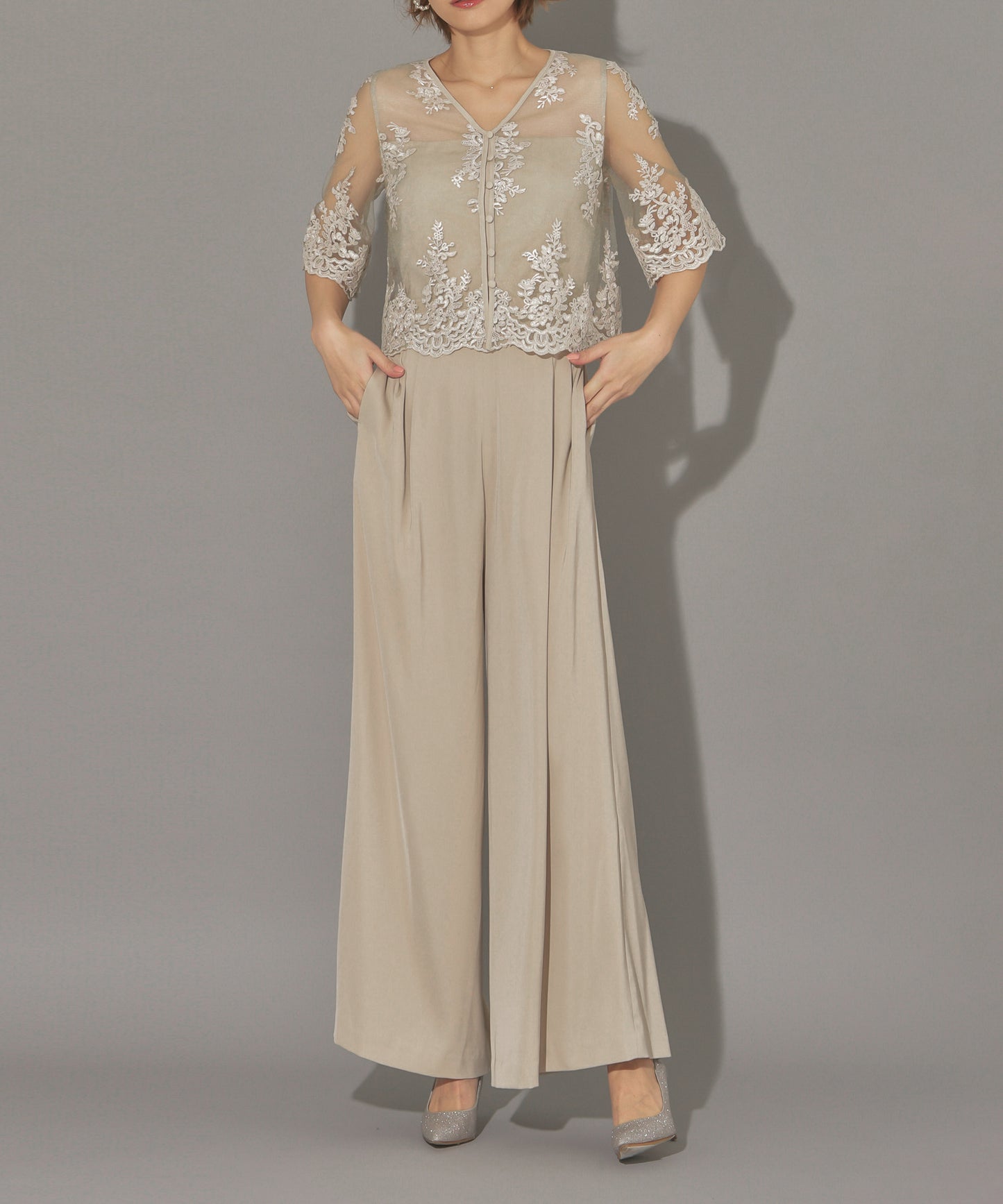 NAPOLI LACE PANTS DRESS