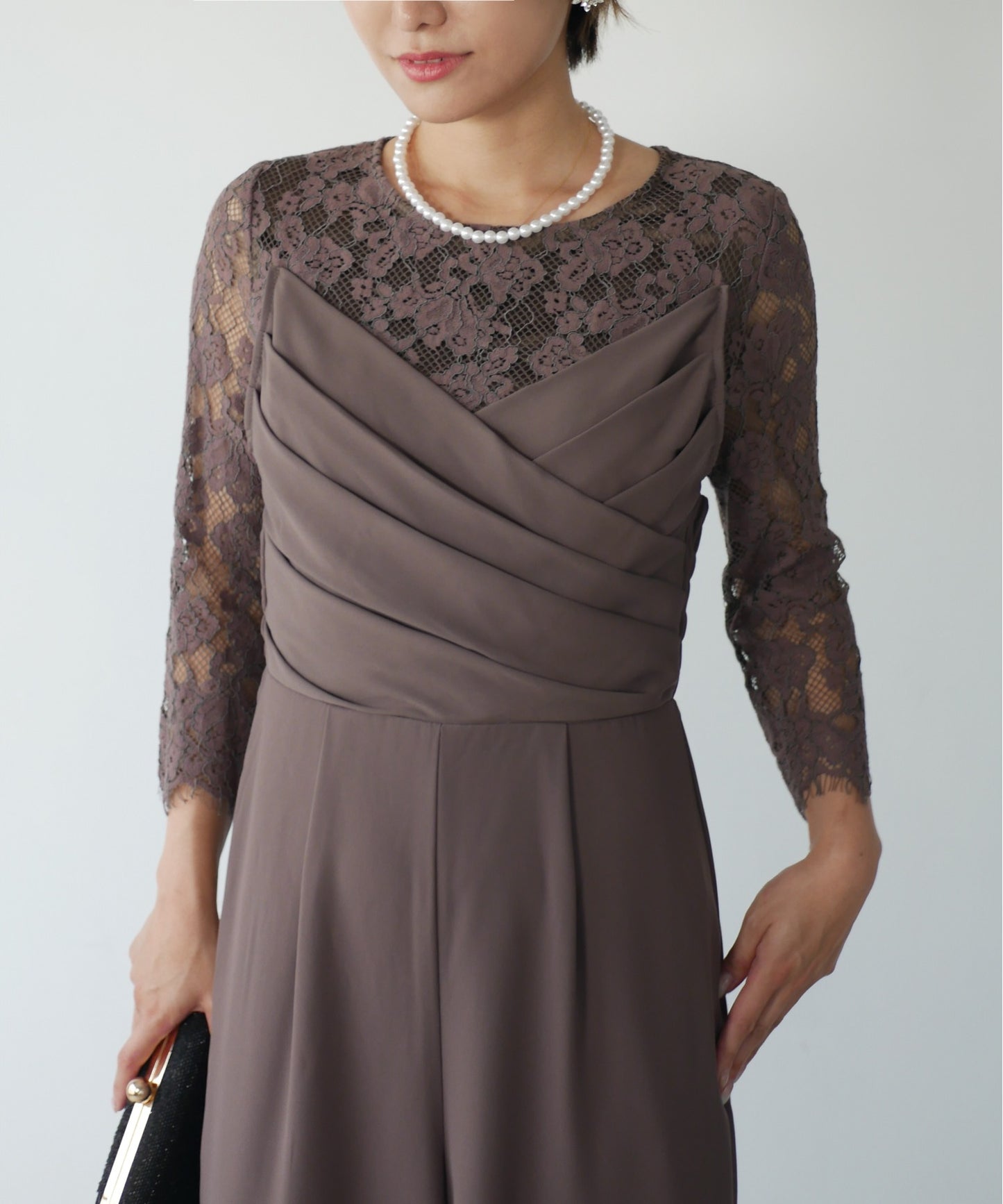 LIZ LACE PANTS DRESS
