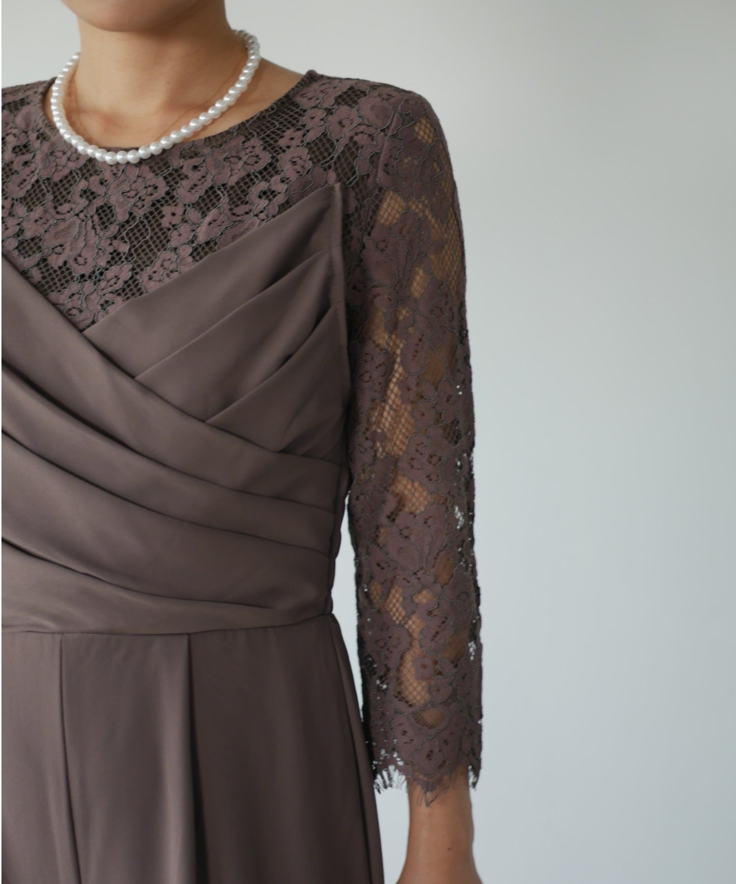 LIZ LACE PANTS DRESS