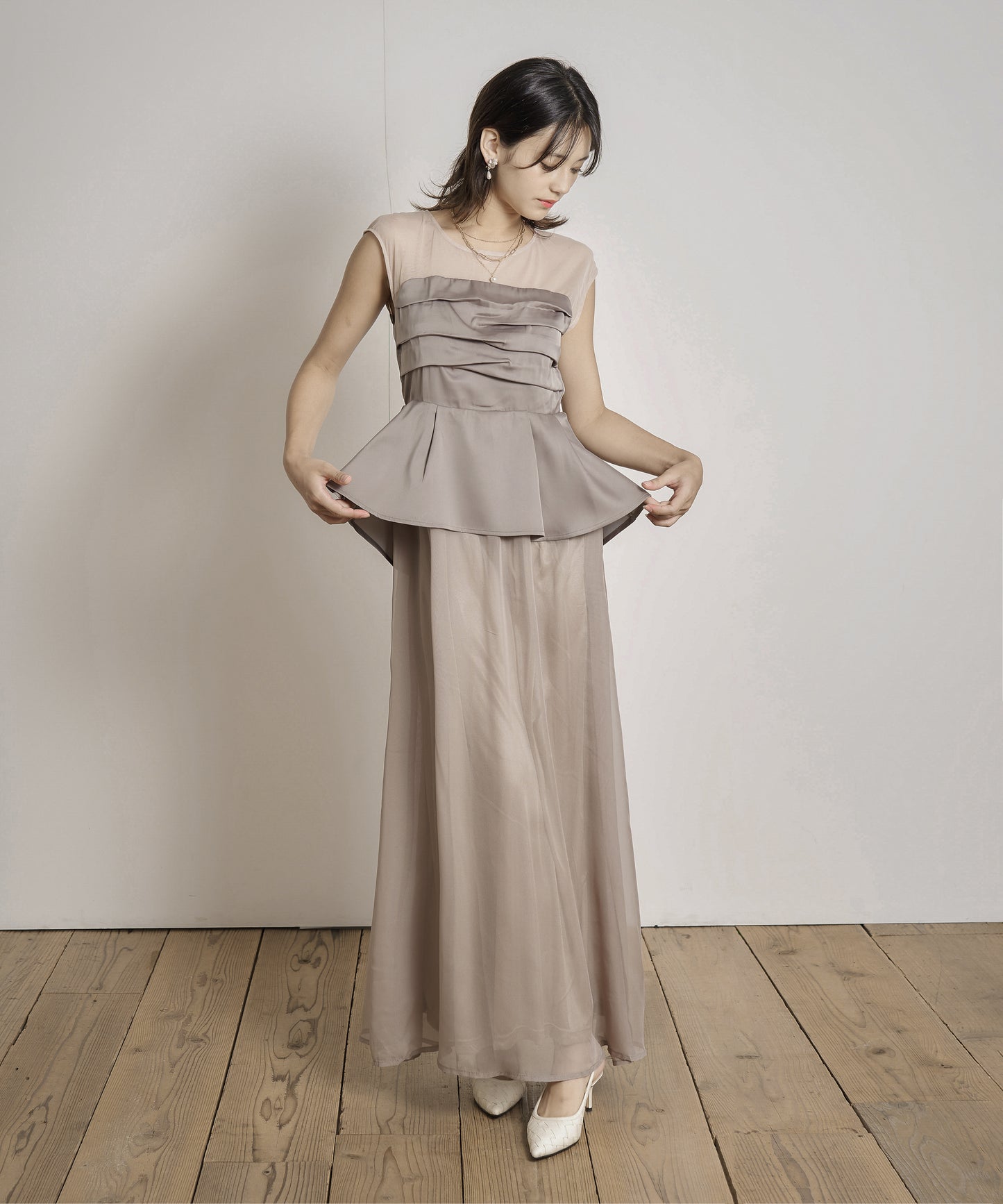 PEPLUM DOCKING DRESS