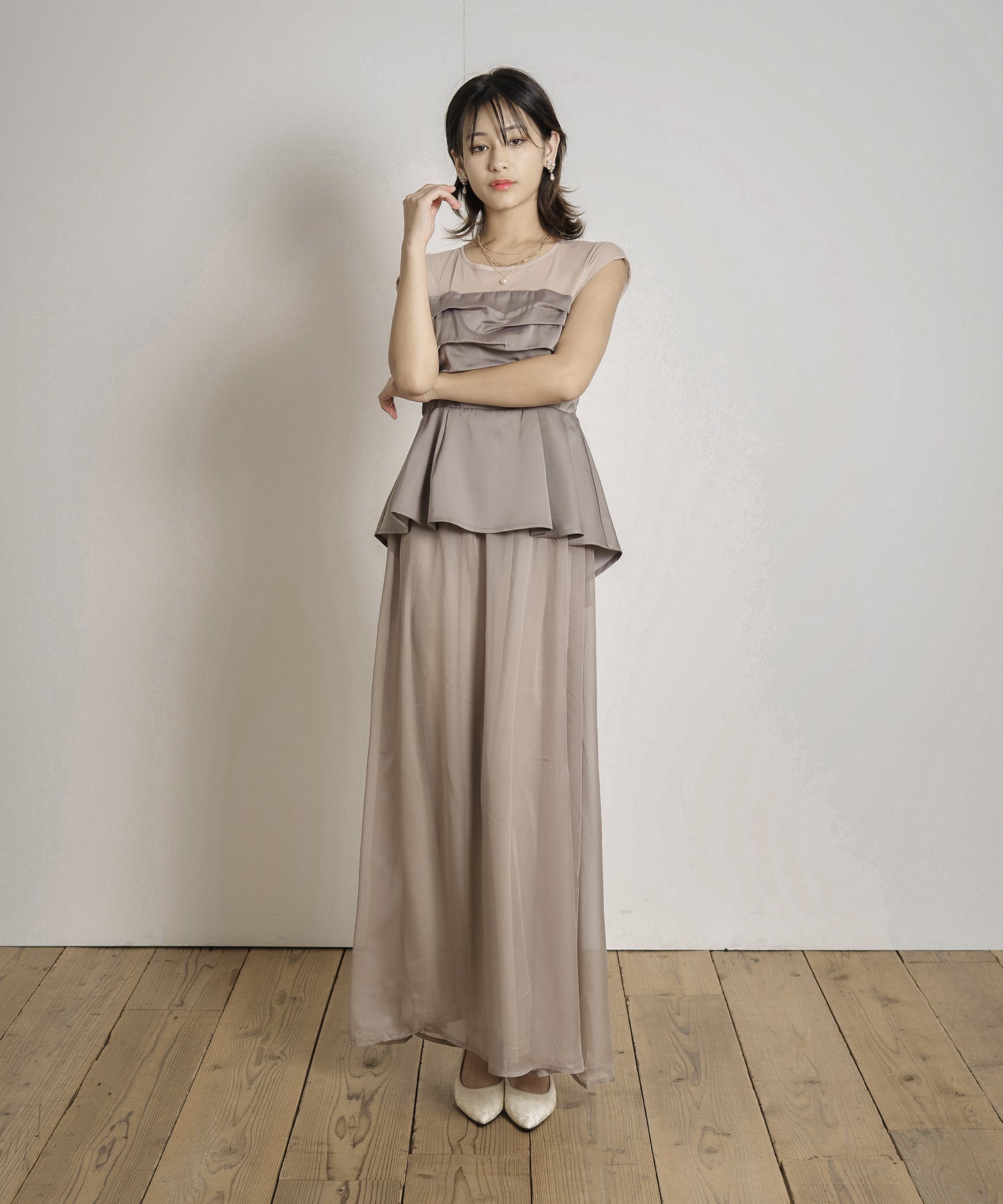 PEPLUM DOCKING DRESS