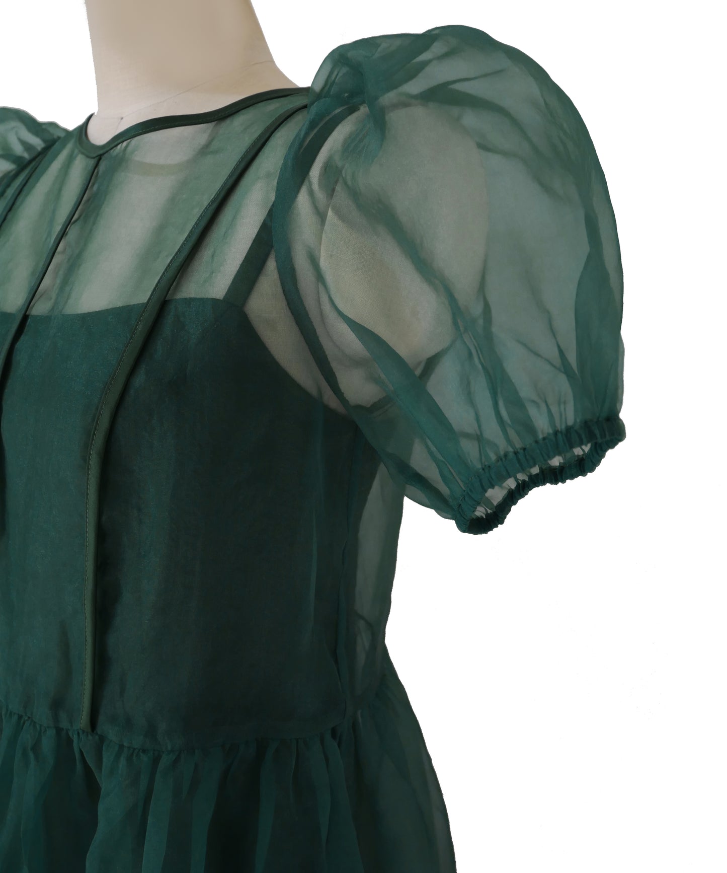BRENDA ORGANDY MIDI DRESS