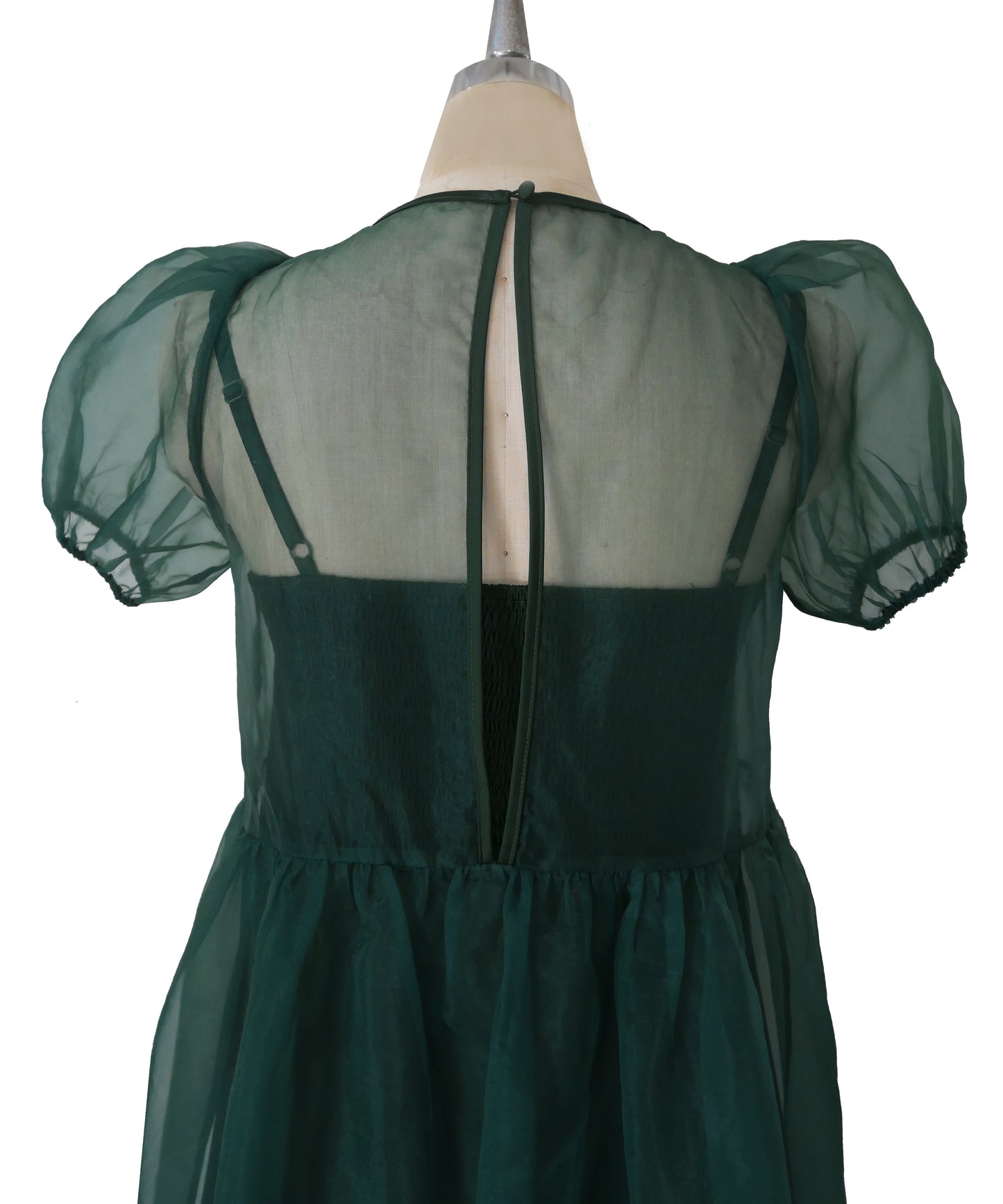 BRENDA ORGANDY MIDI DRESS