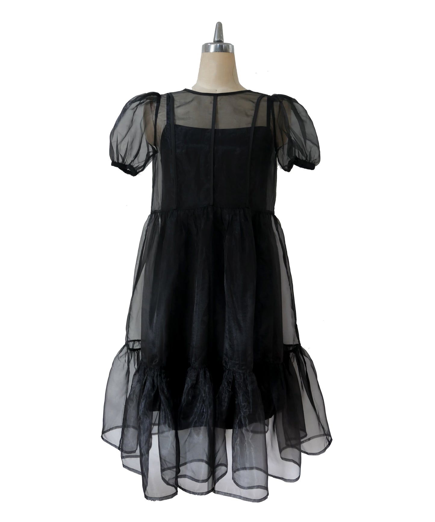 BRENDA ORGANDY MIDI DRESS
