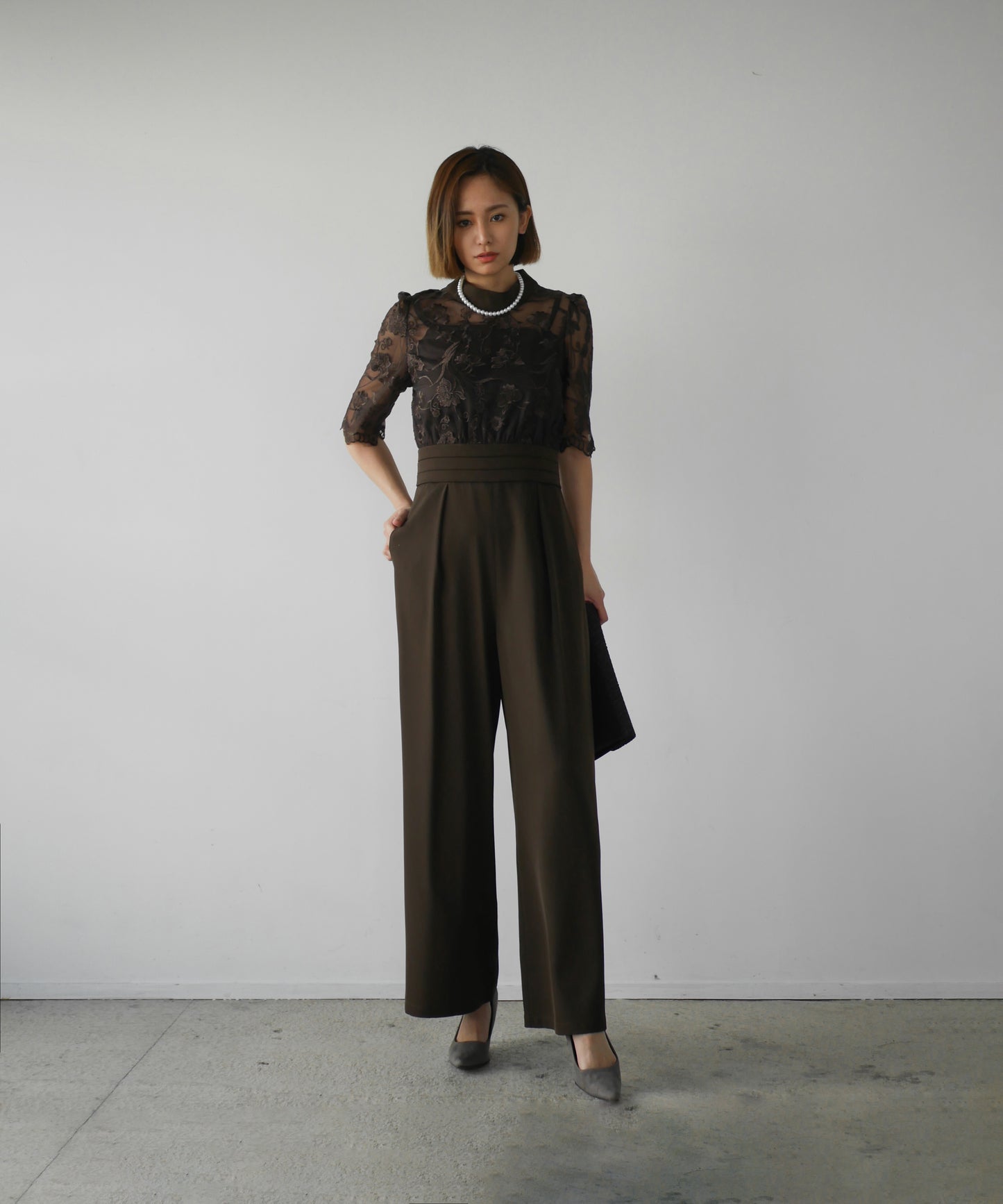 MOSES LACE PANTS DRESS