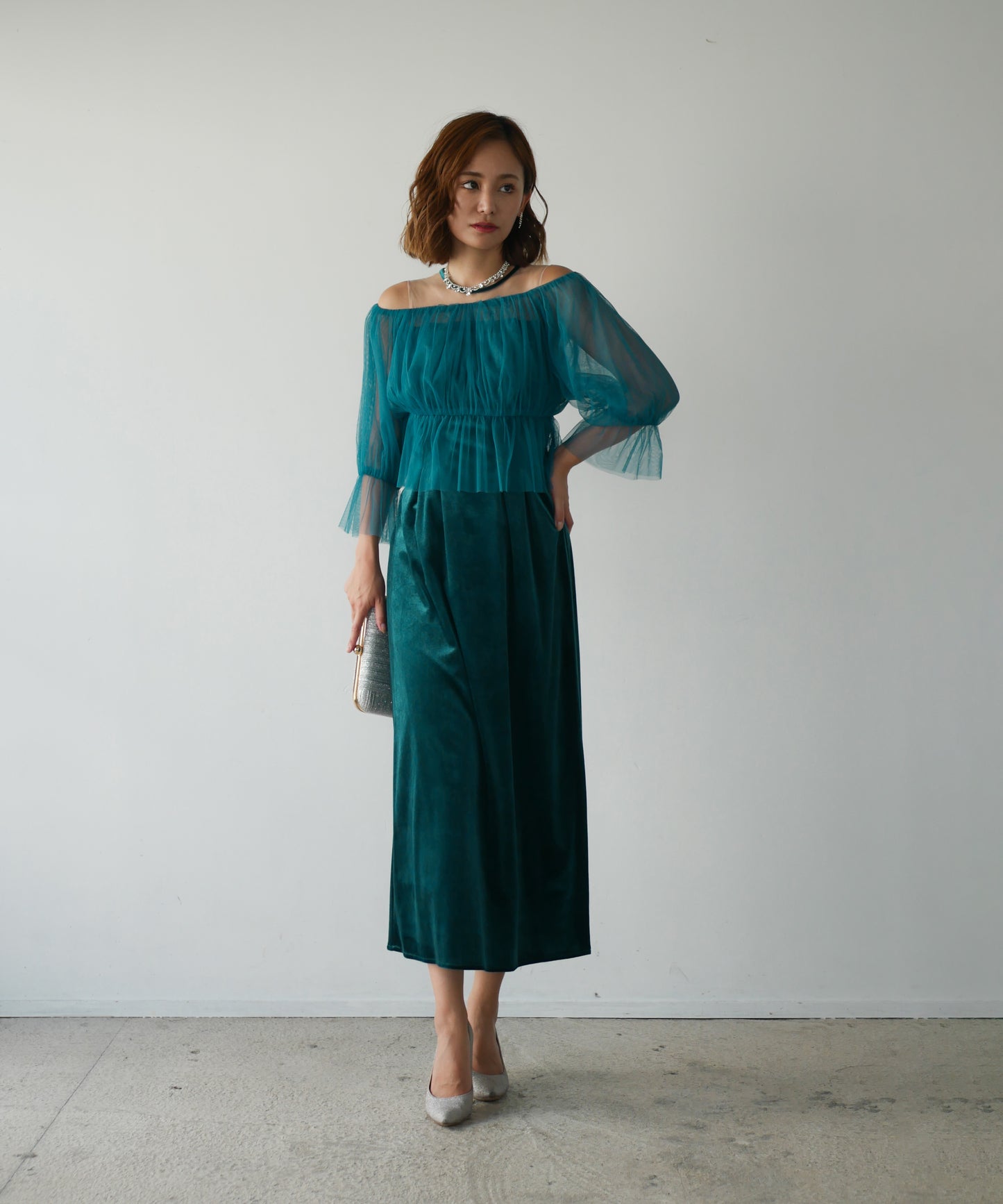 2WAY VELVET DRESS