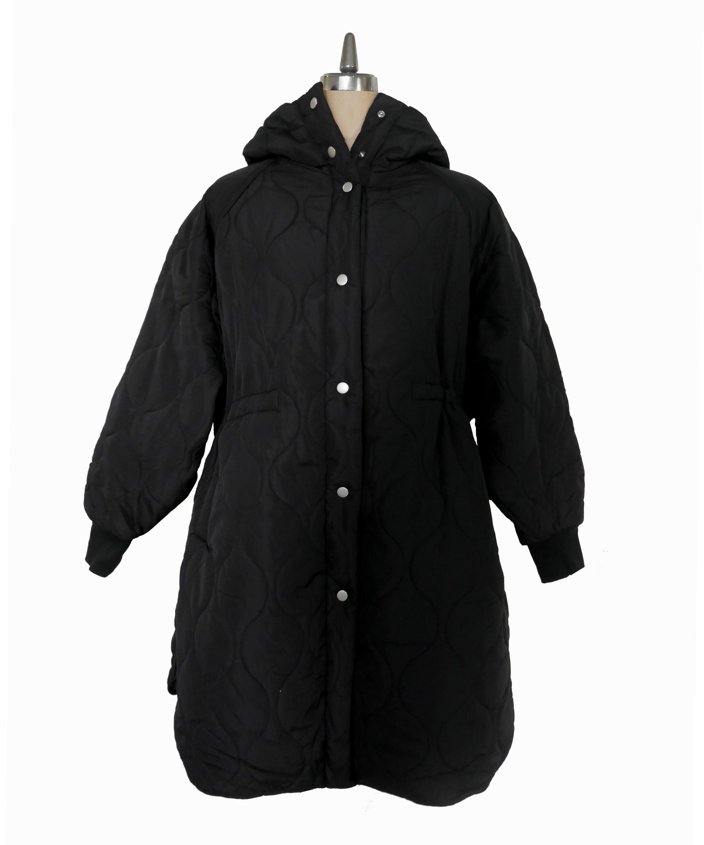 QUILT HOODIE COAT
