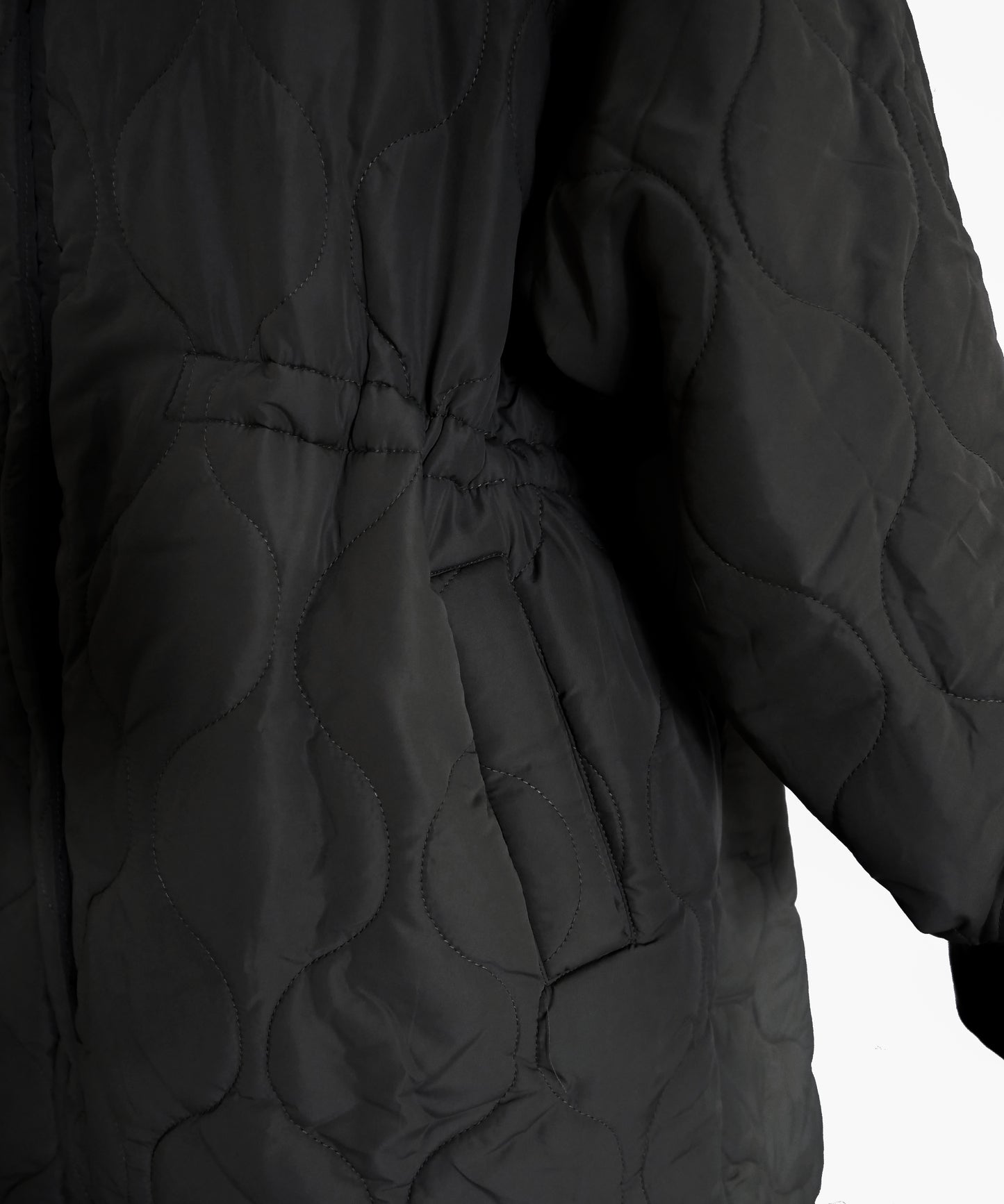 QUILT HOODIE COAT
