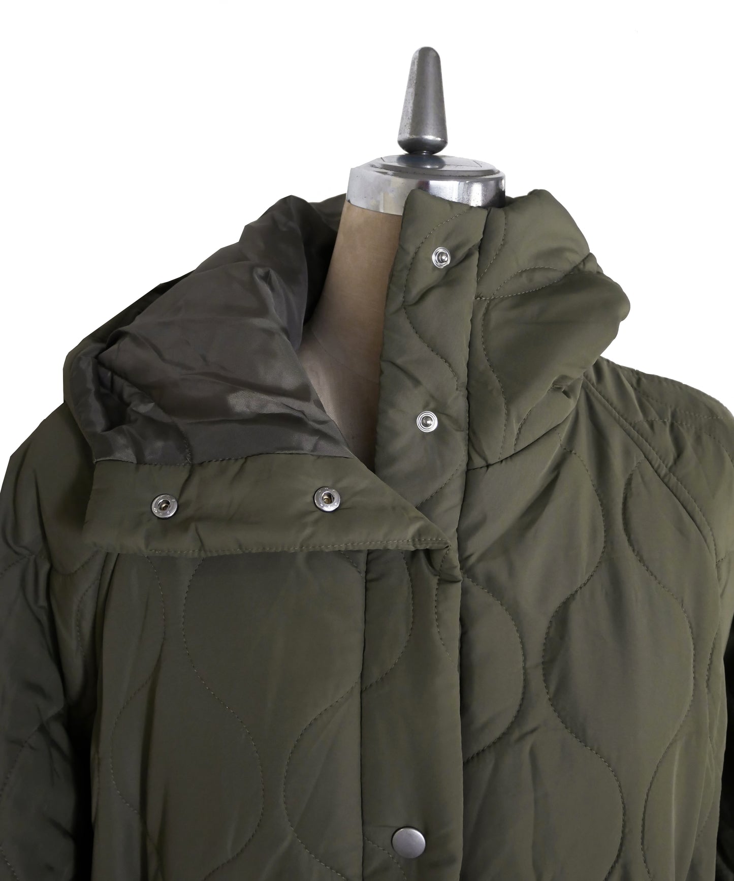 QUILT HOODIE COAT