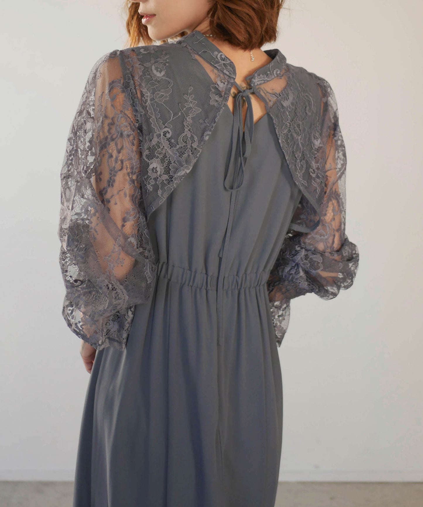 LACE BOLERO DRESS