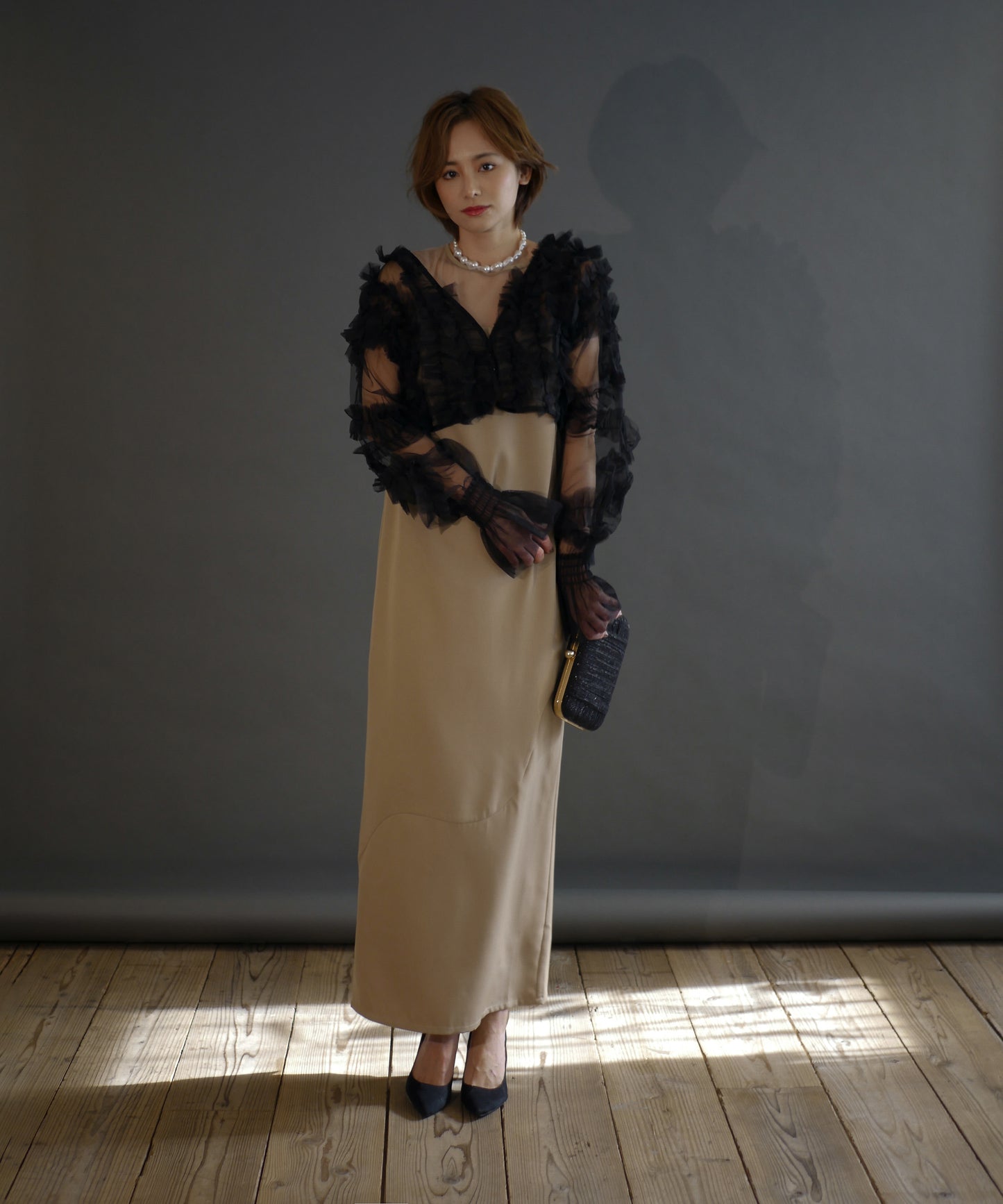 2WAY TULE BOLERO DRESS