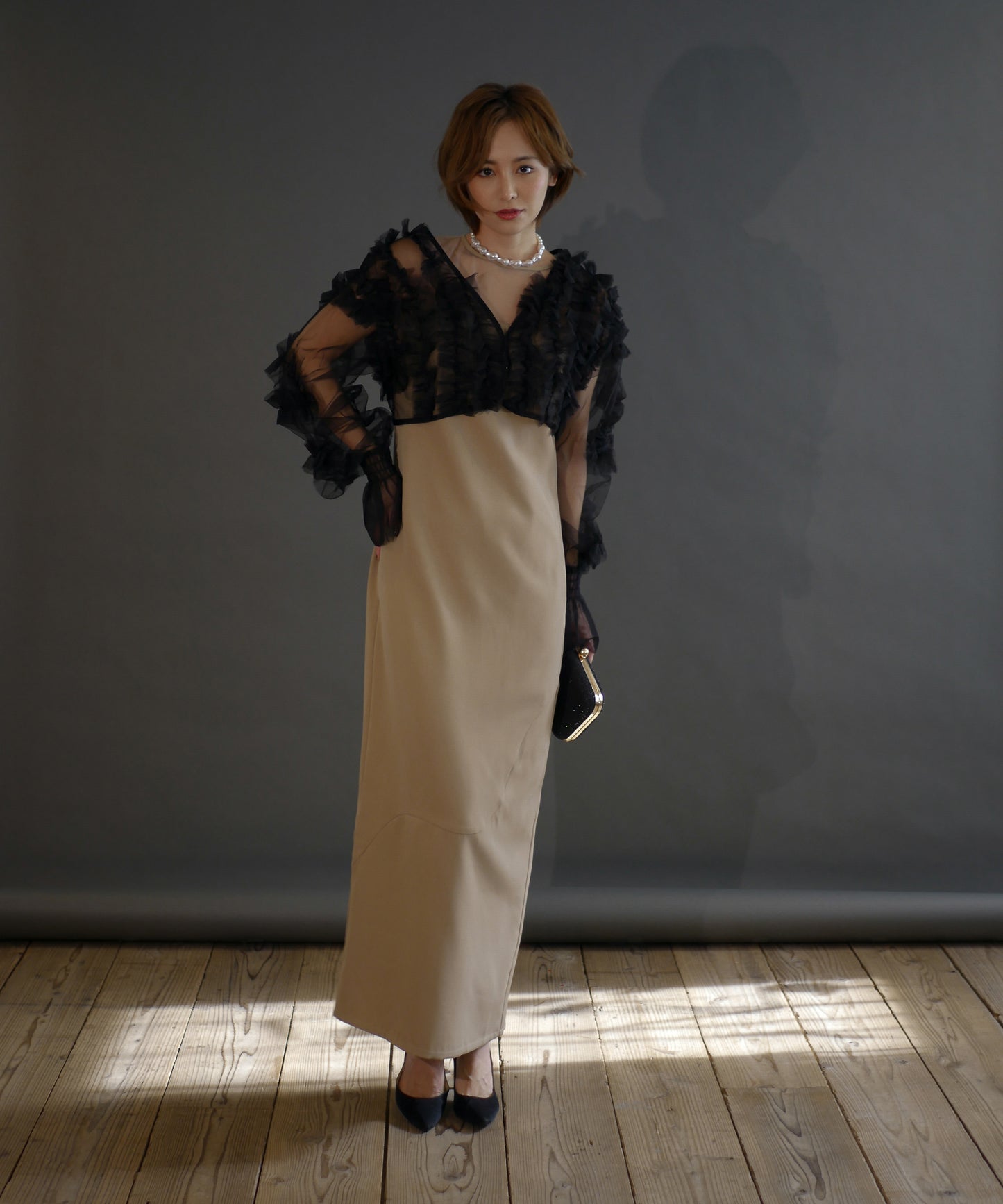 2WAY TULE BOLERO DRESS