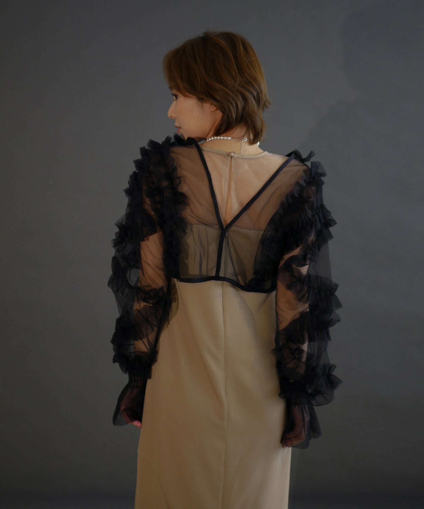 2WAY TULE BOLERO DRESS