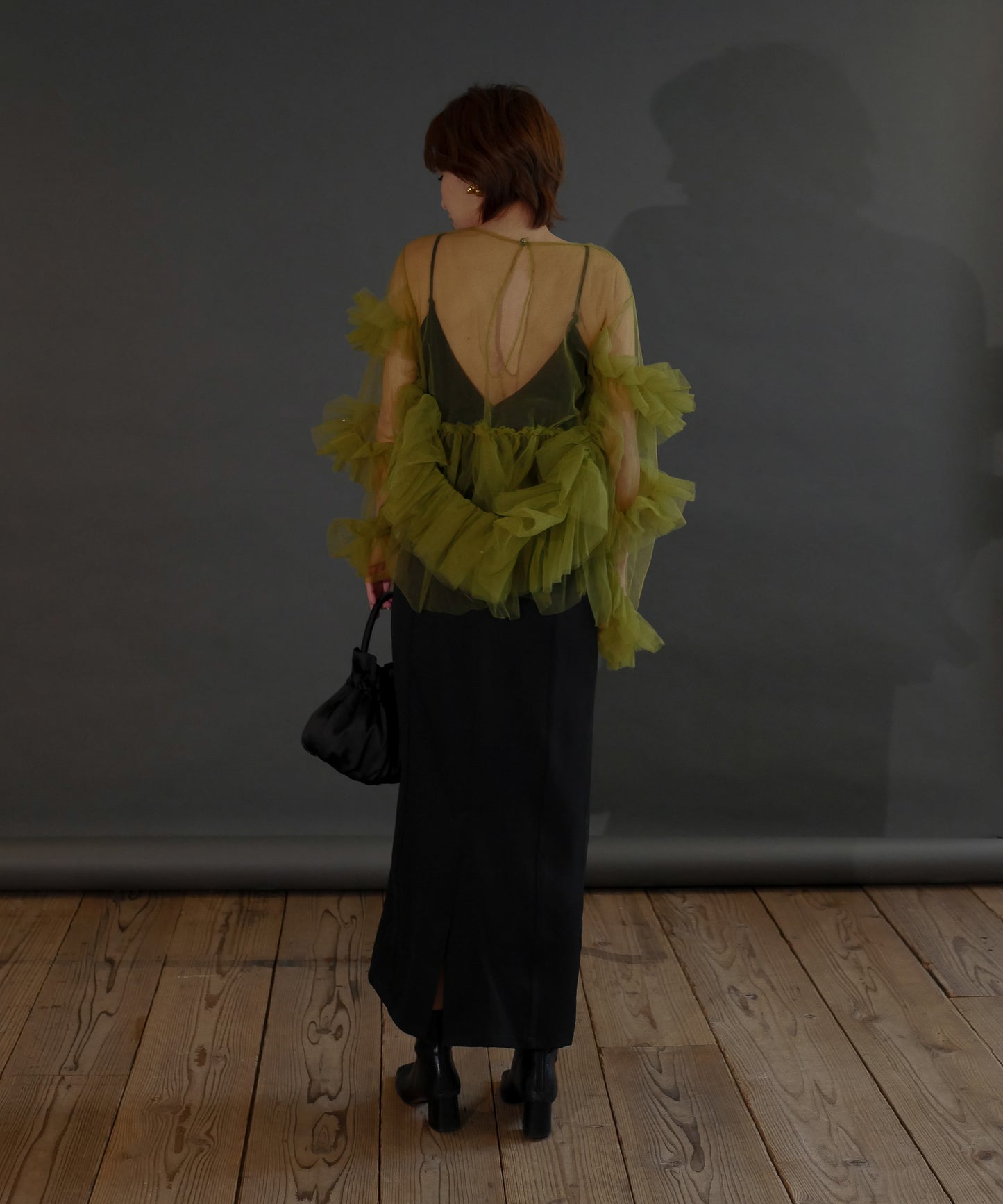FRILL TULE TOP