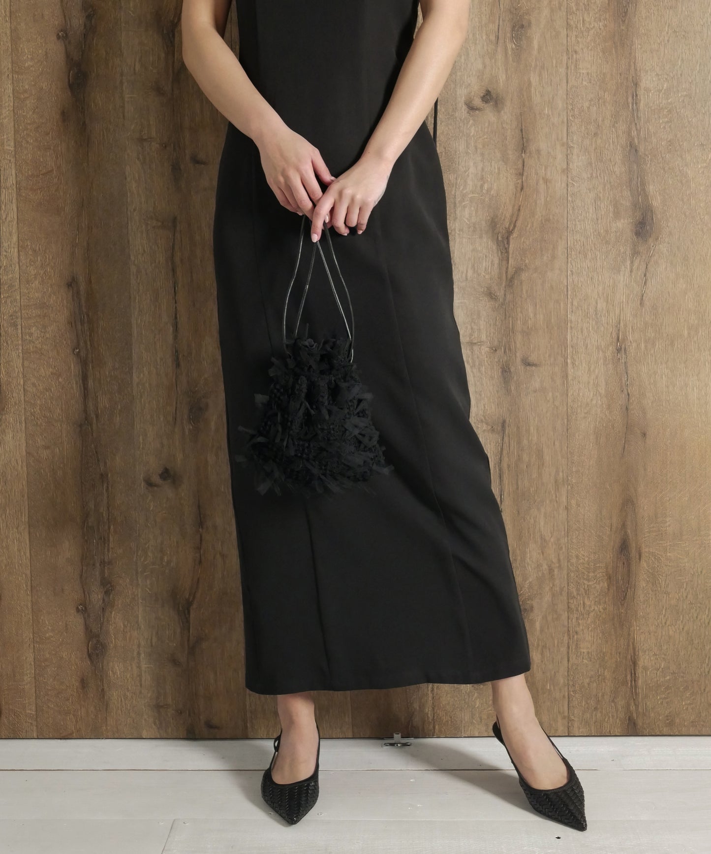 FRINGE TULE BAG