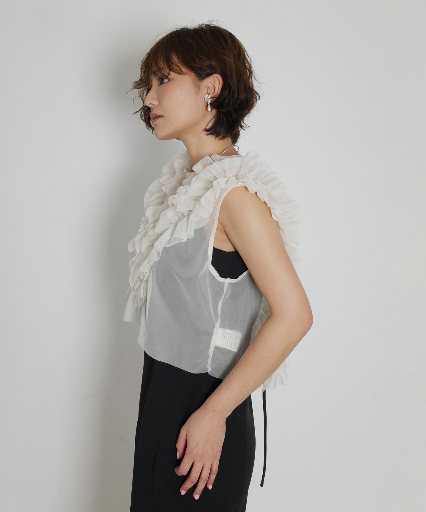 FRILL TULE VEST