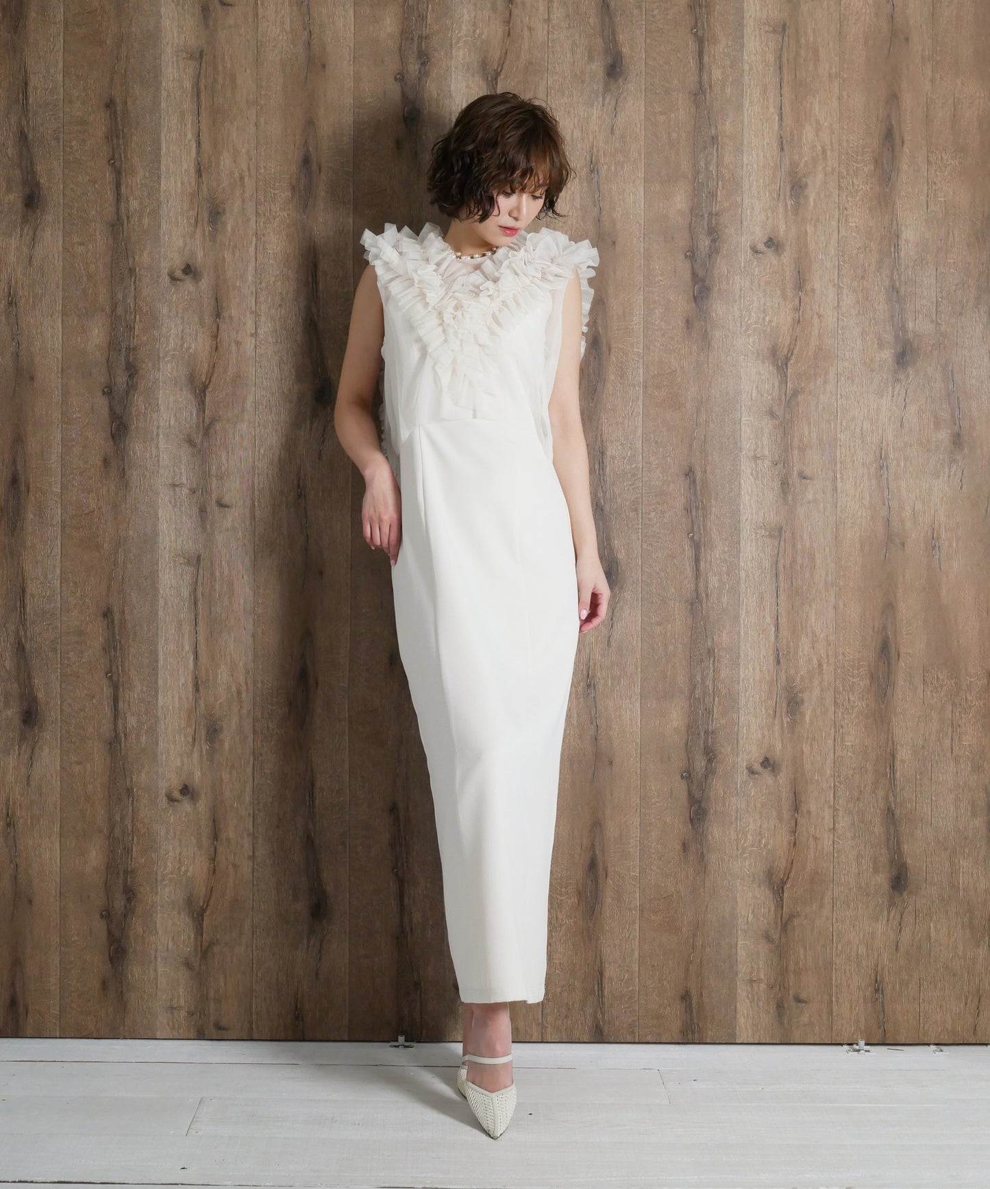 FRILL TULE VEST