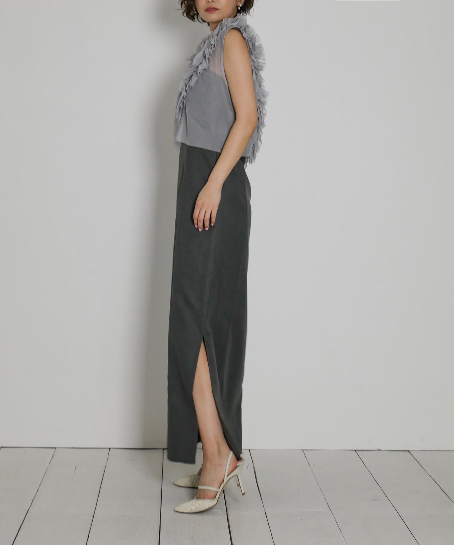 FRILL TULE VEST