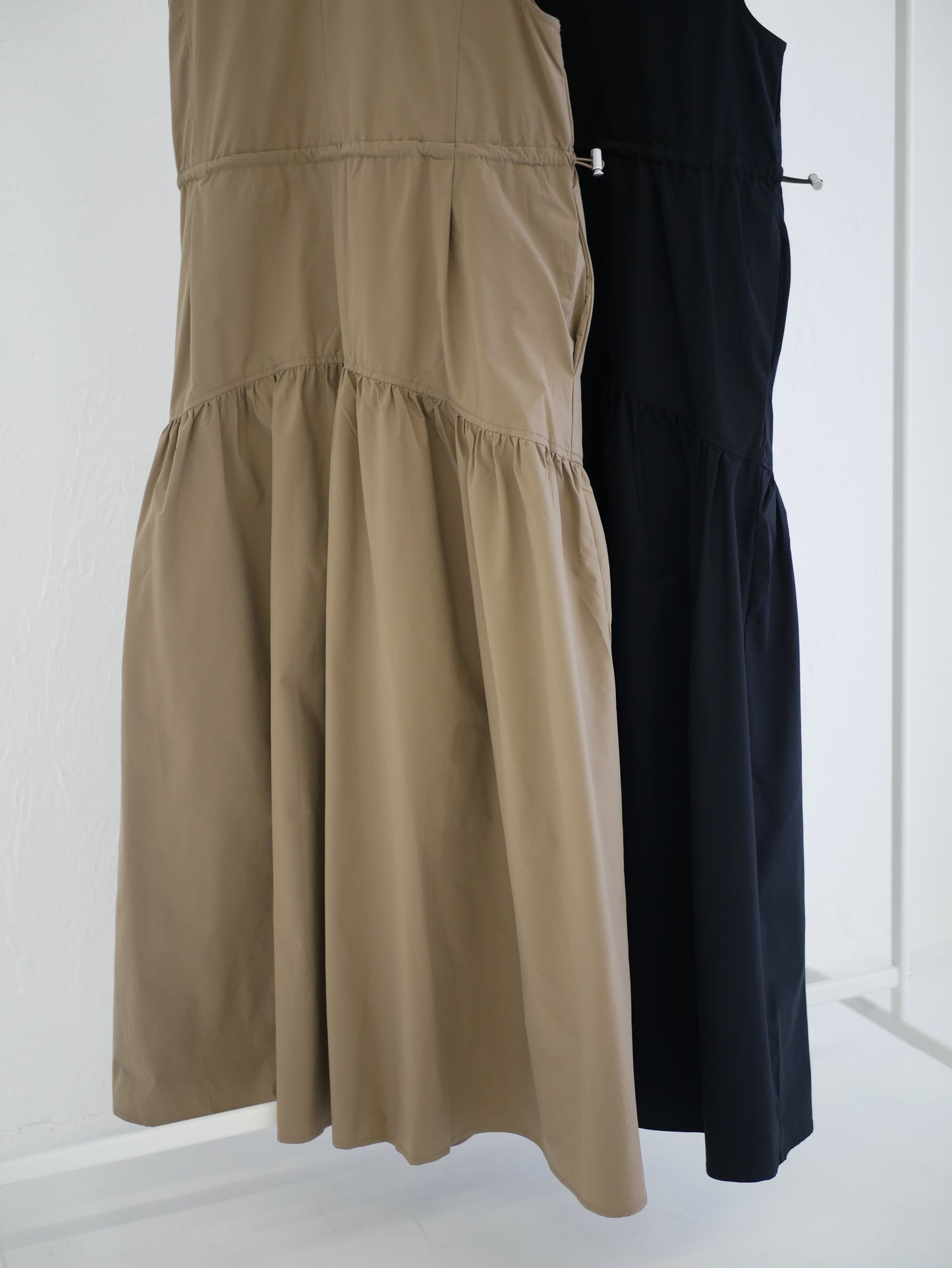 TIERED DRAWSTRING ONEPIECE