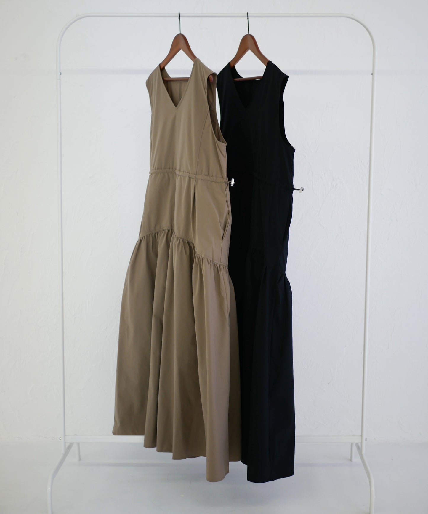 TIERED DRAWSTRING ONEPIECE