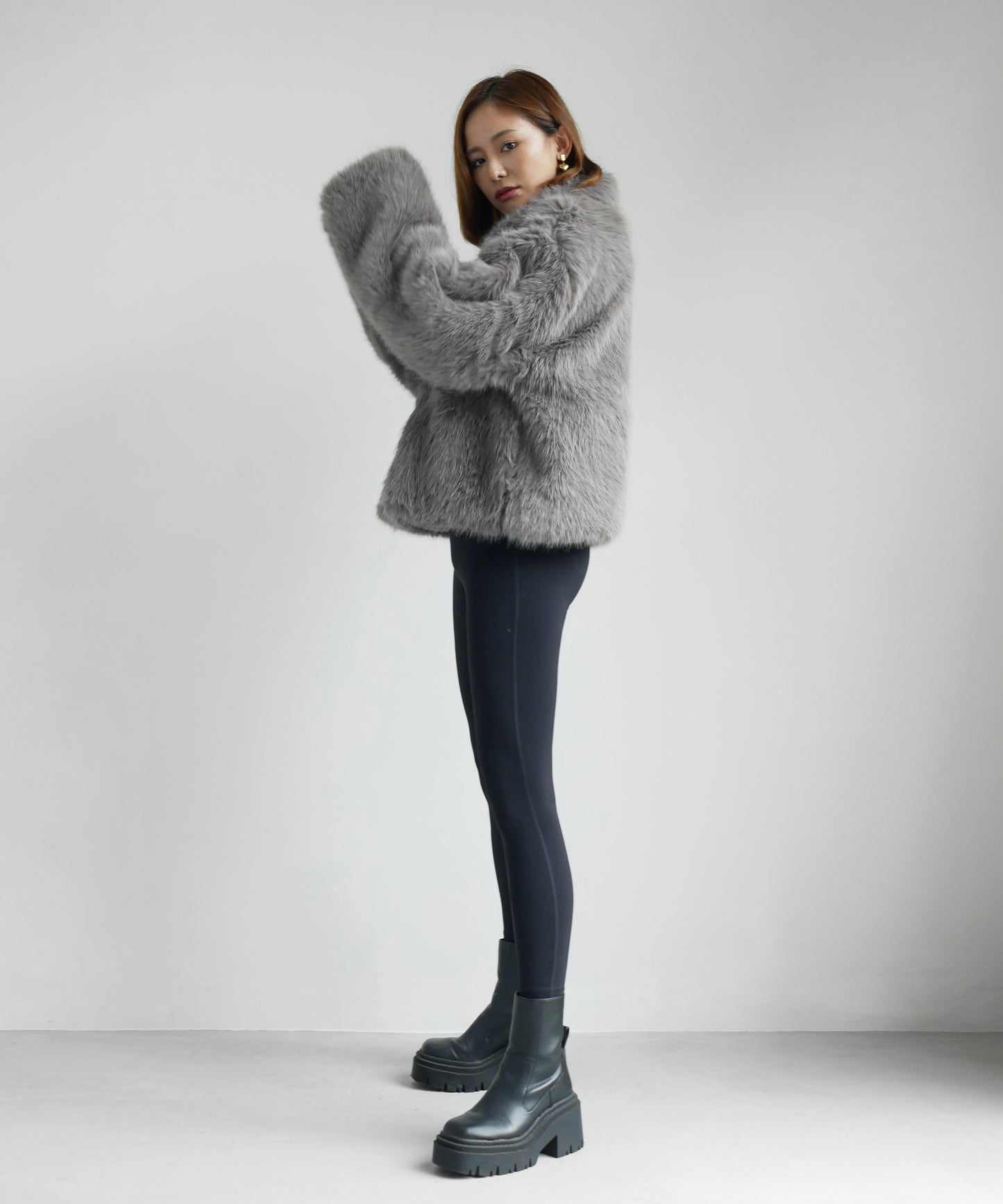FUR SHORT BLOUSON
