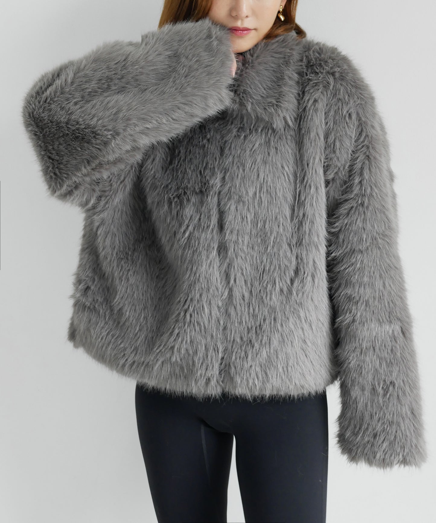 FUR SHORT BLOUSON