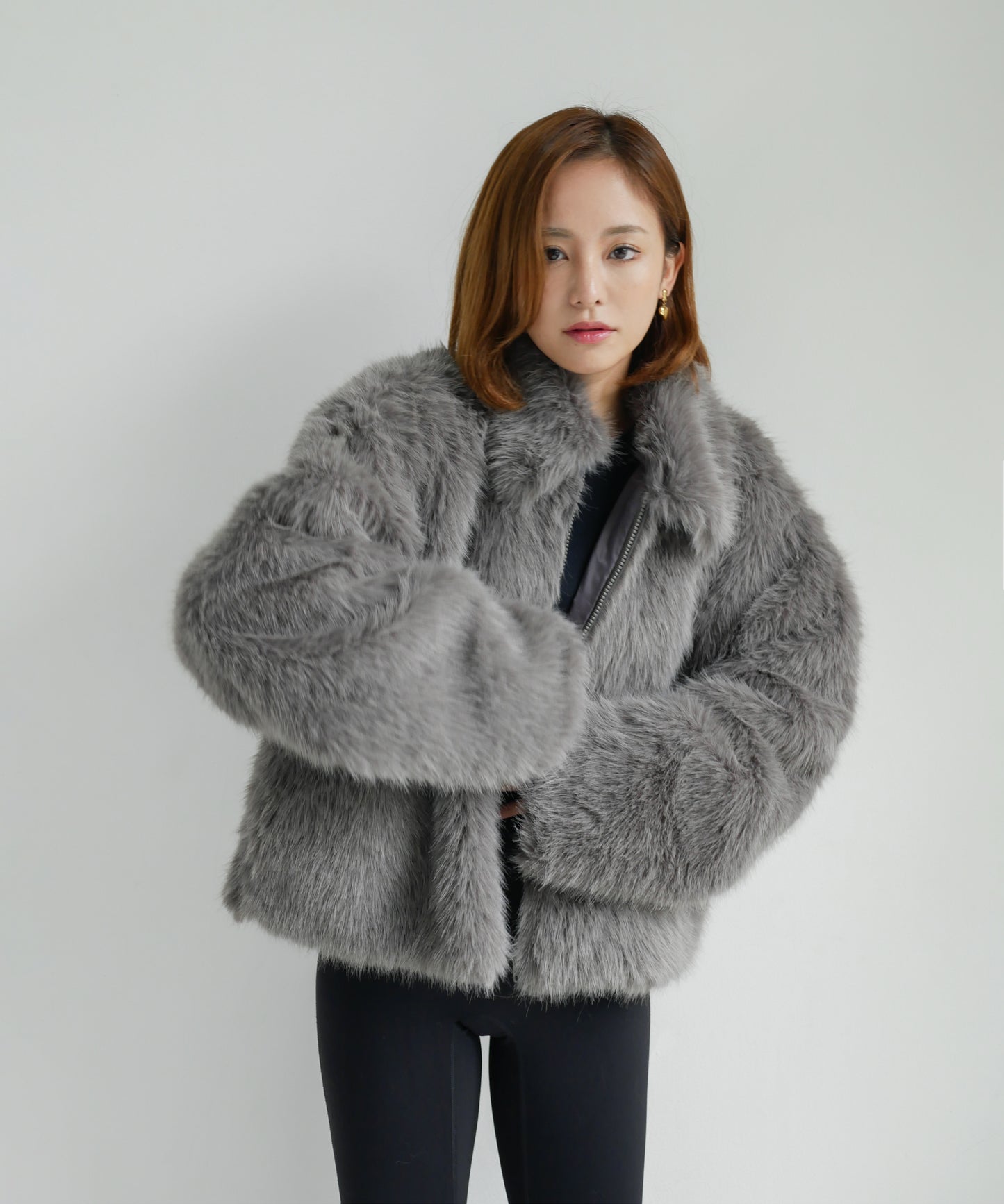 FUR SHORT BLOUSON