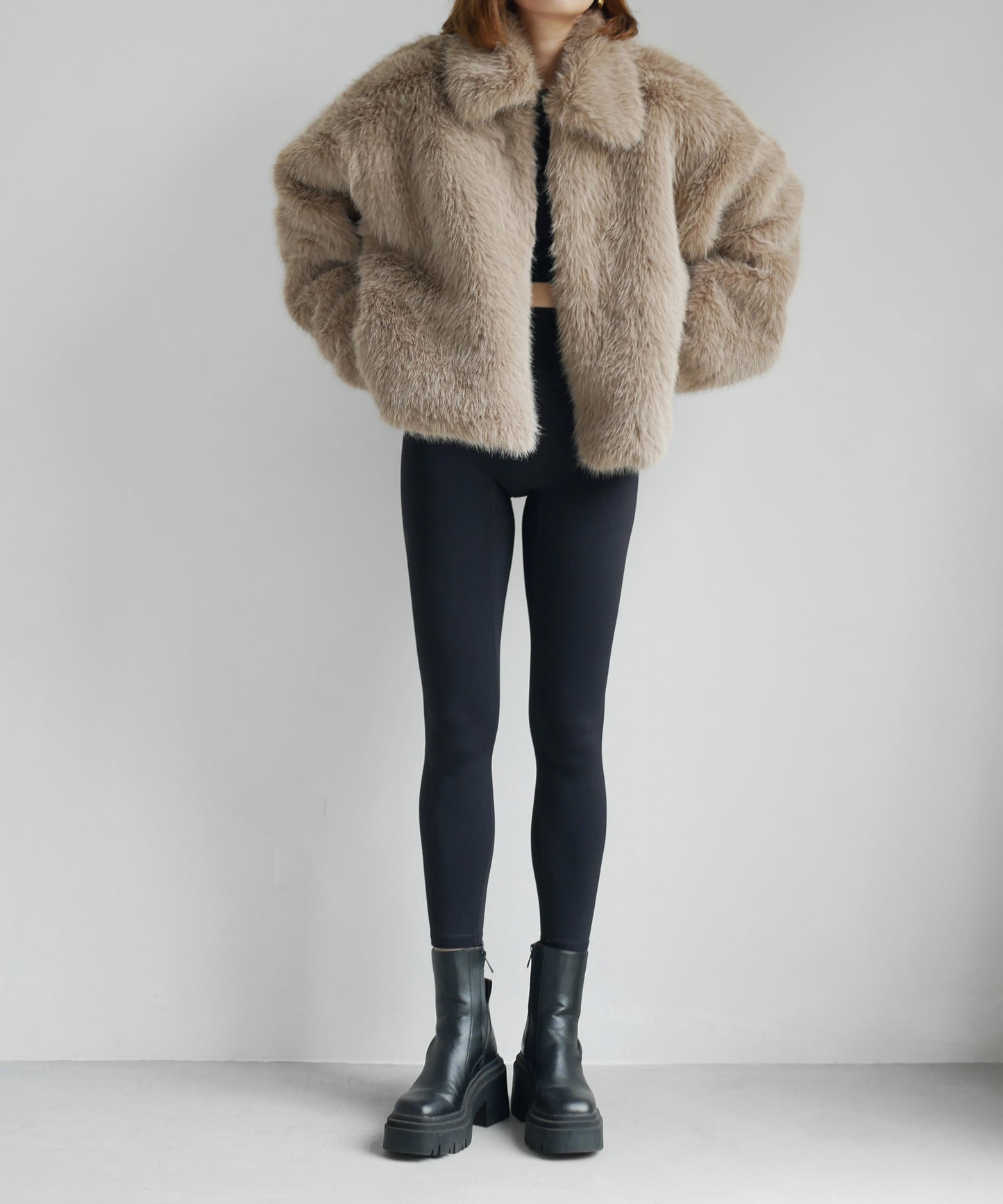 FUR SHORT BLOUSON
