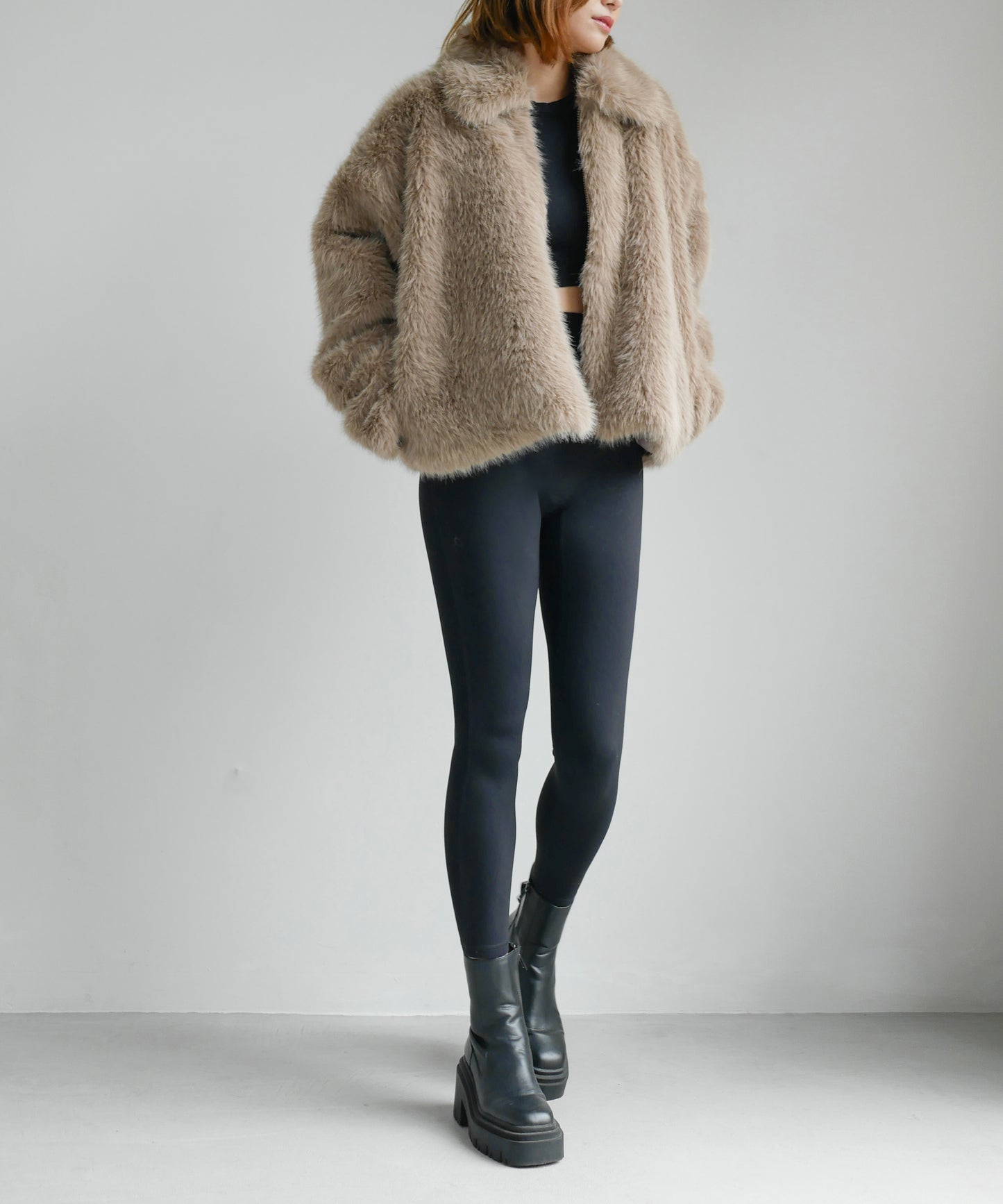 FUR SHORT BLOUSON