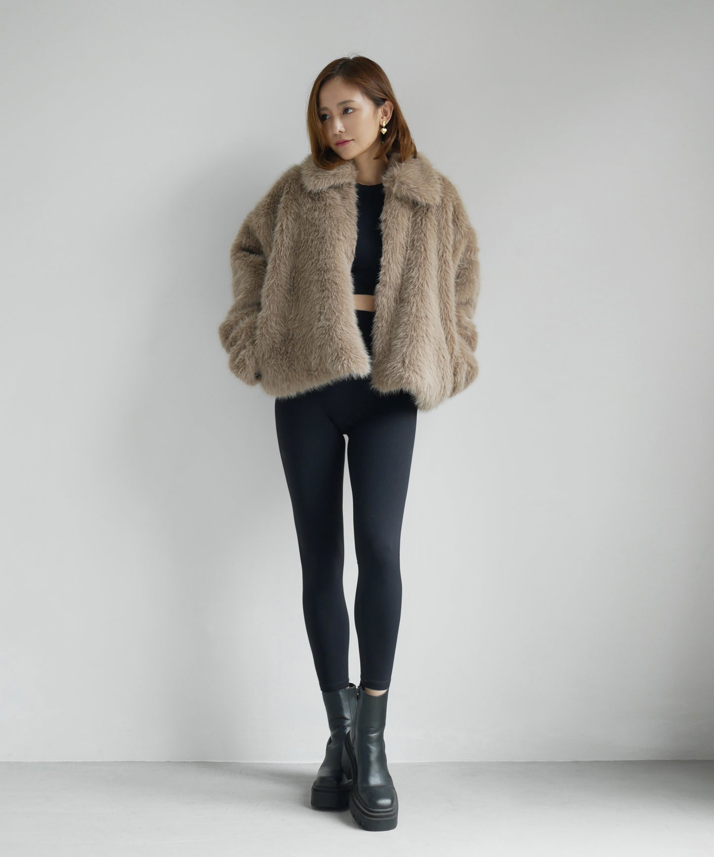 FUR SHORT BLOUSON