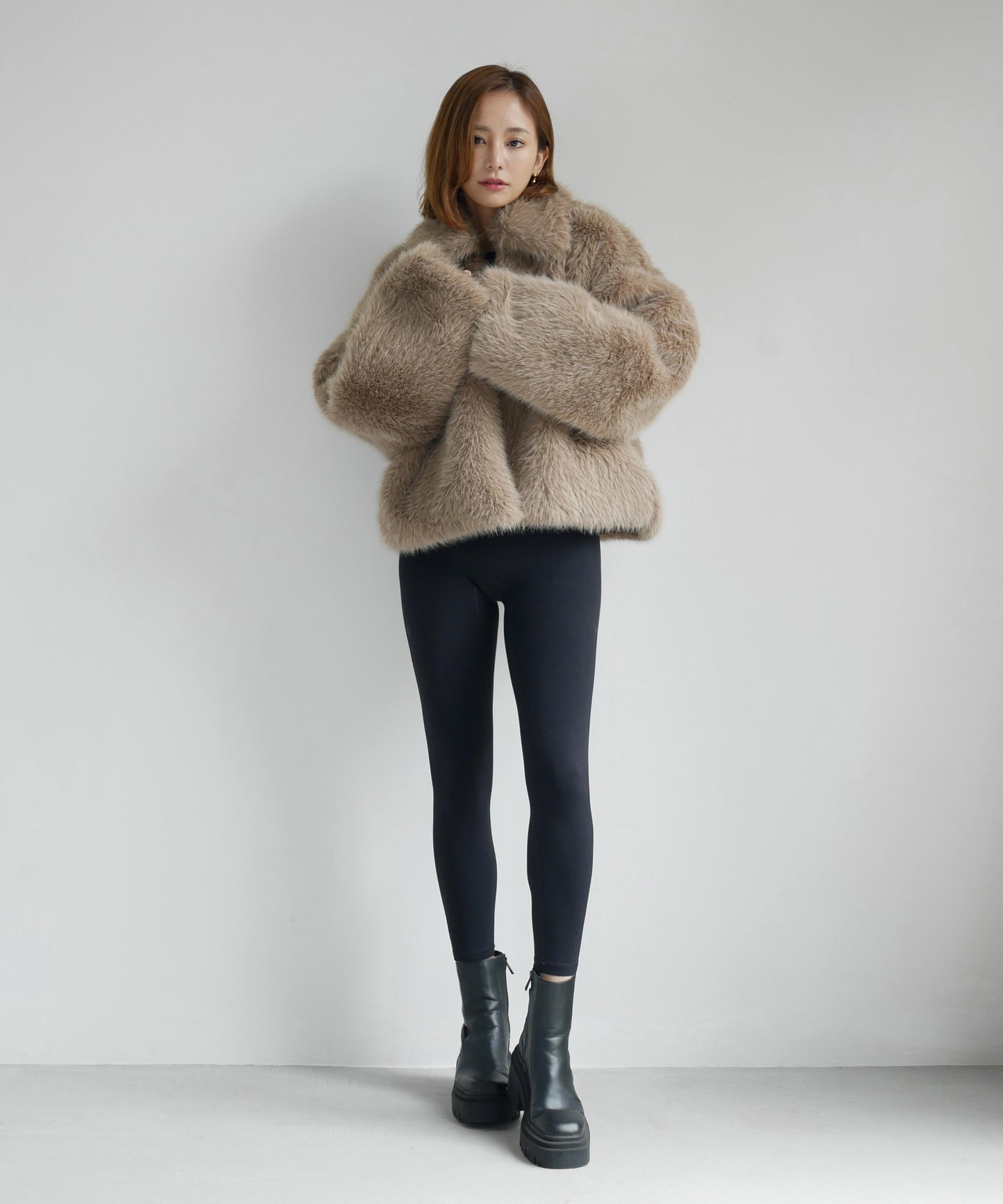 FUR SHORT BLOUSON