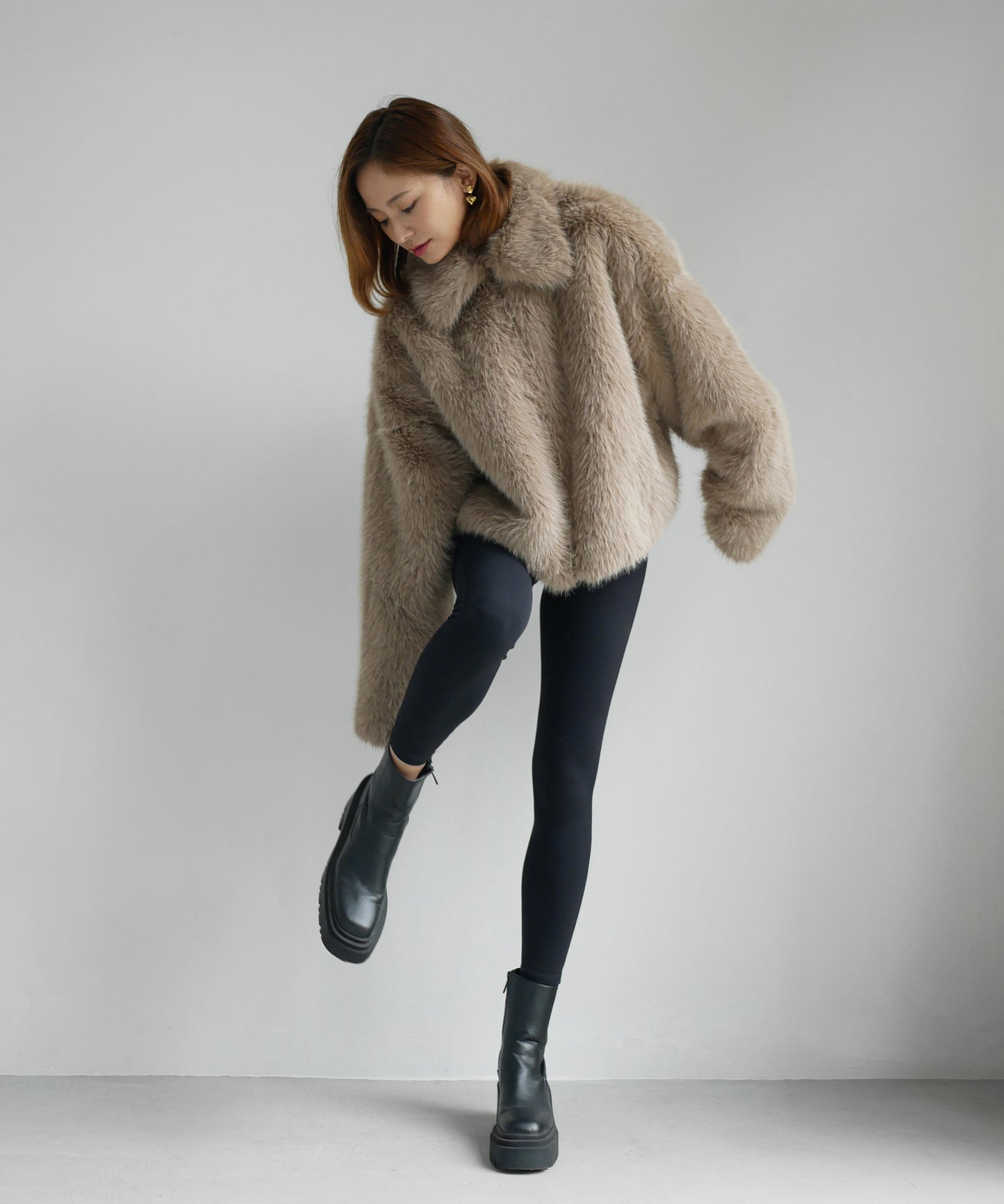 FUR SHORT BLOUSON