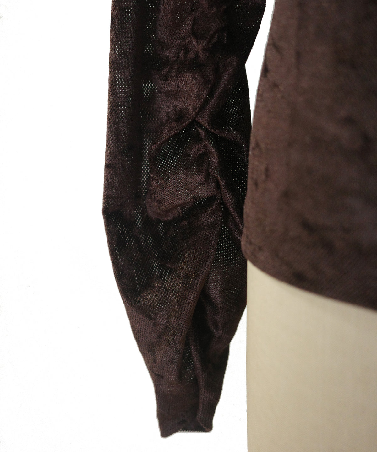 SHEER VELVET TOP