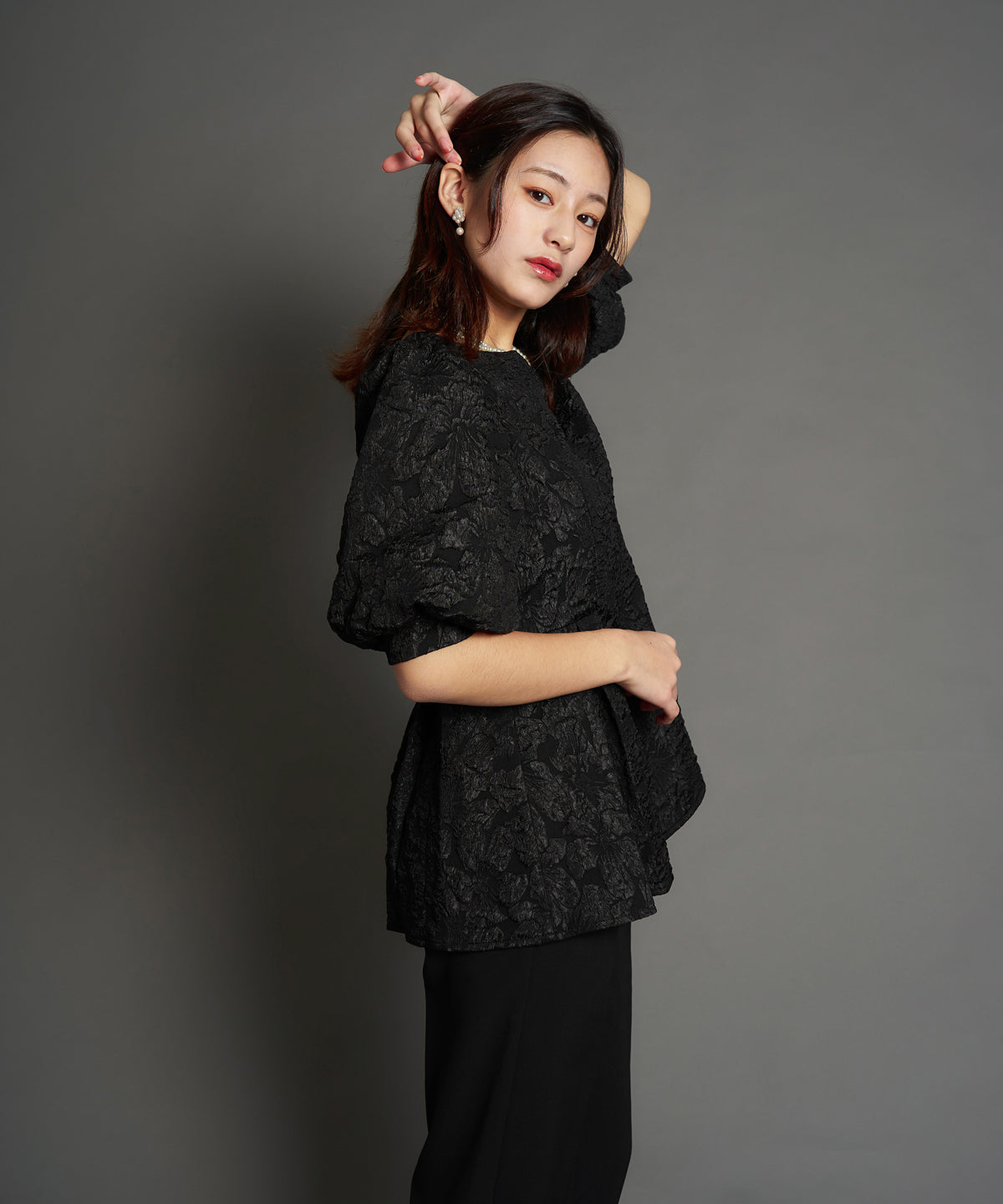 JAQURD PEPLUM SET UP