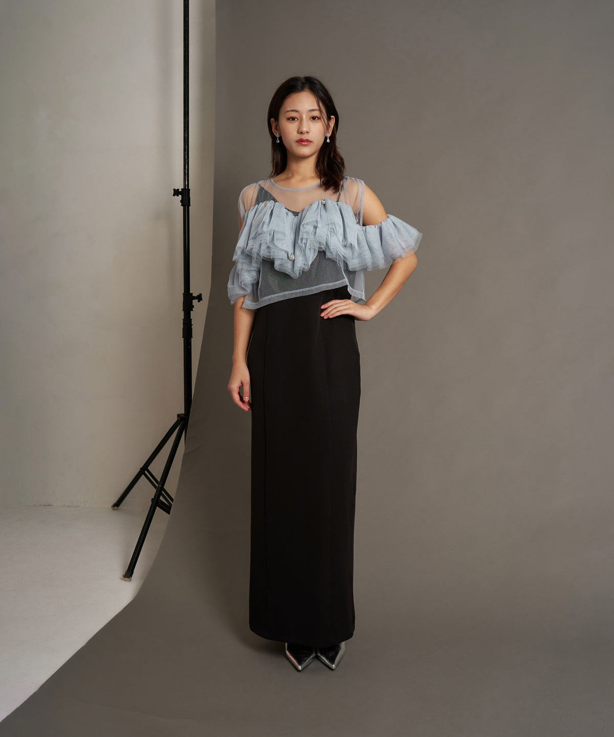 DROP BIJOU FRILL TOP