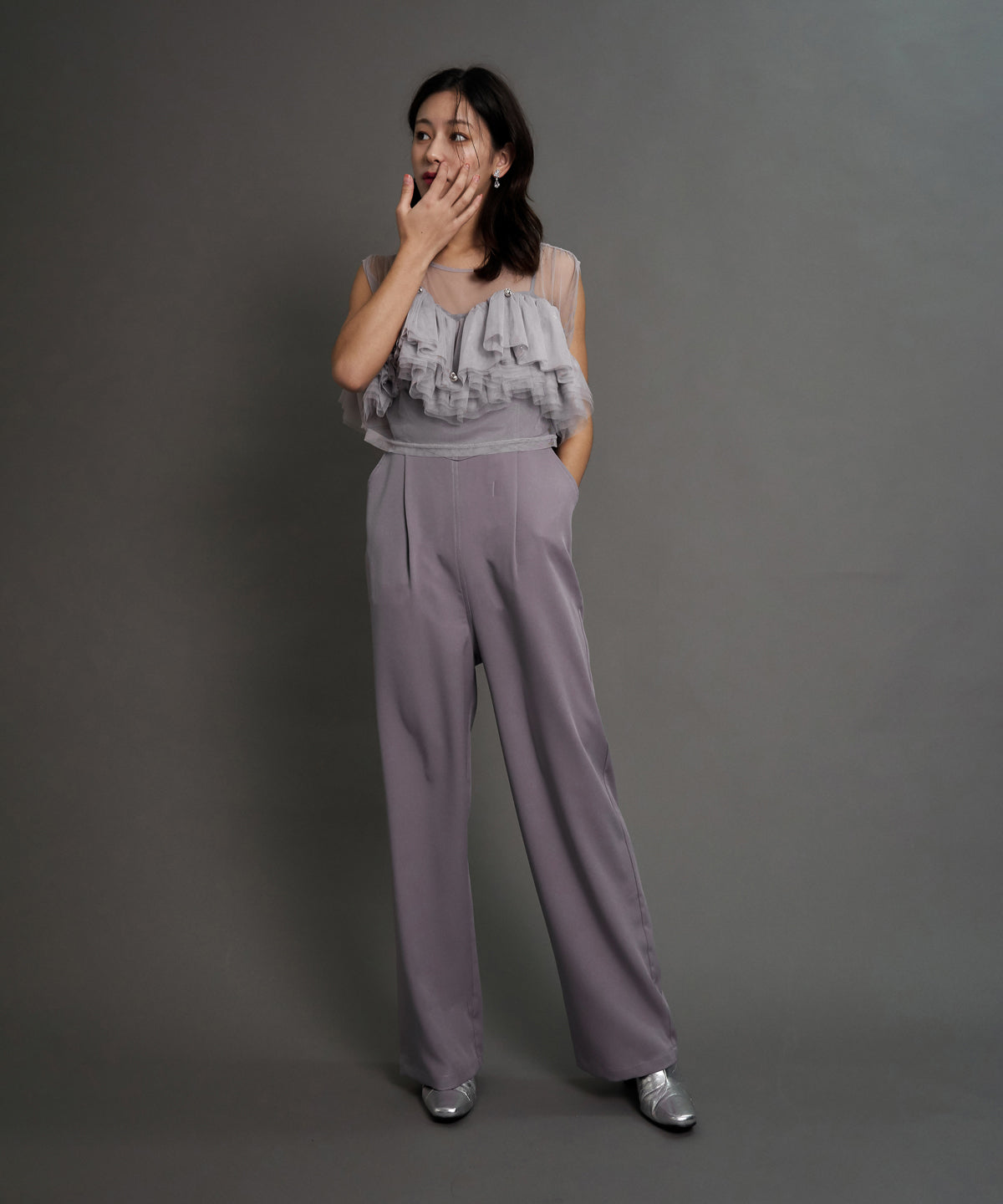 DROP BIJOU FRILL TOP