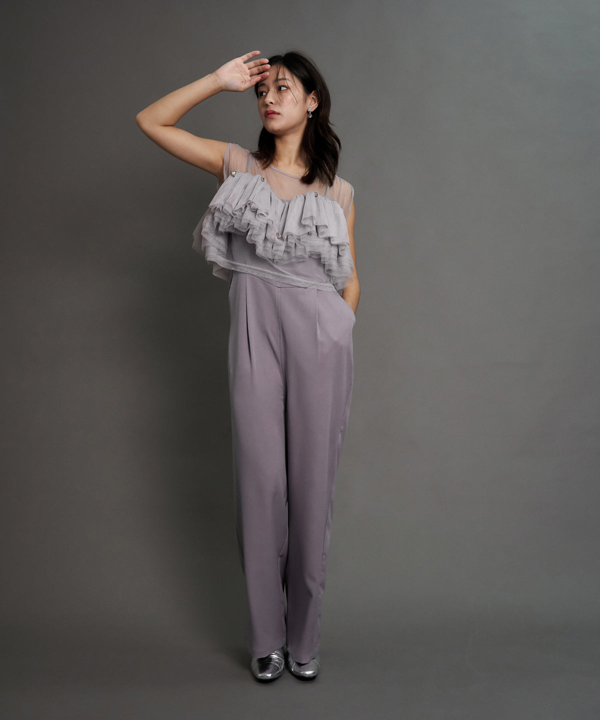 DROP BIJOU FRILL TOP