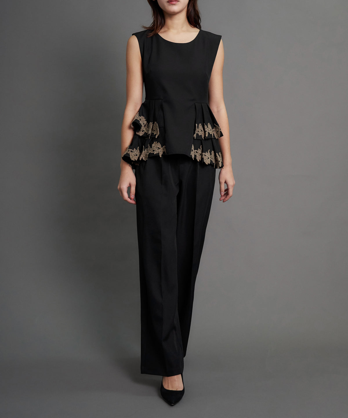 POINT LACE PANTS SET UP