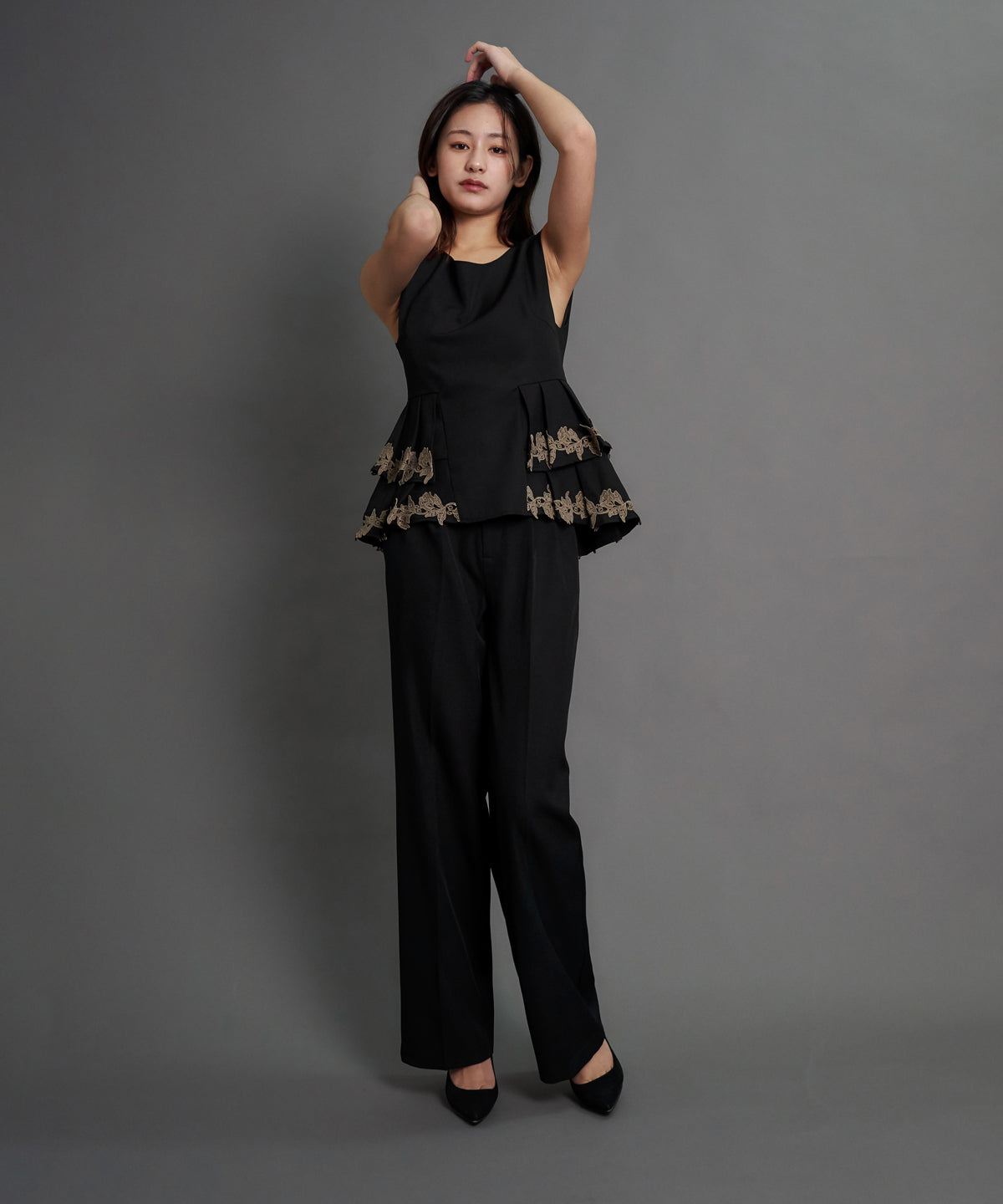 POINT LACE PANTS SET UP