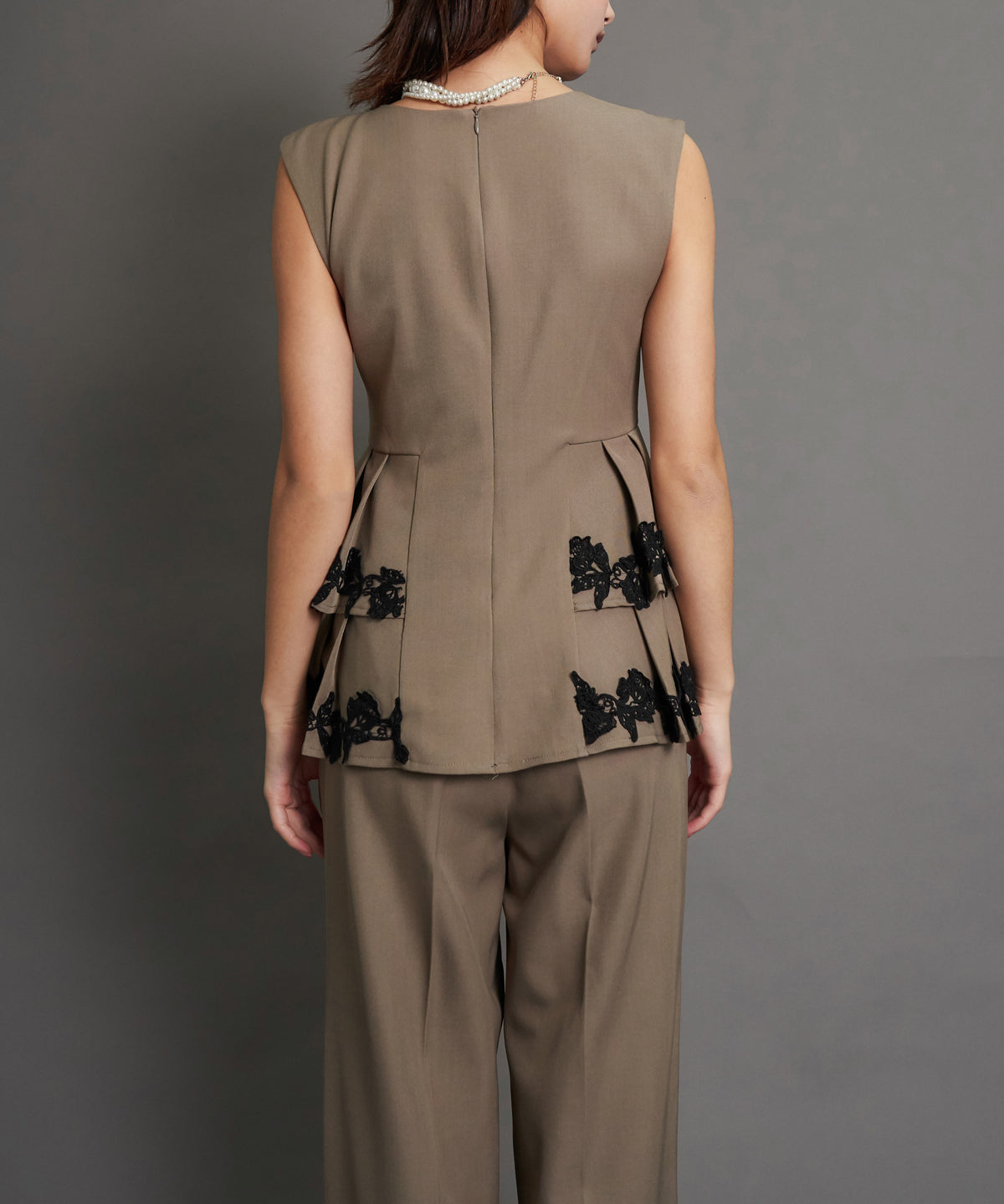 POINT LACE PANTS SET UP