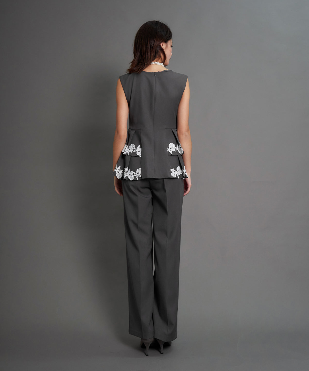 POINT LACE PANTS SET UP