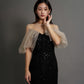 OFFSHOLDER LACE DRESS