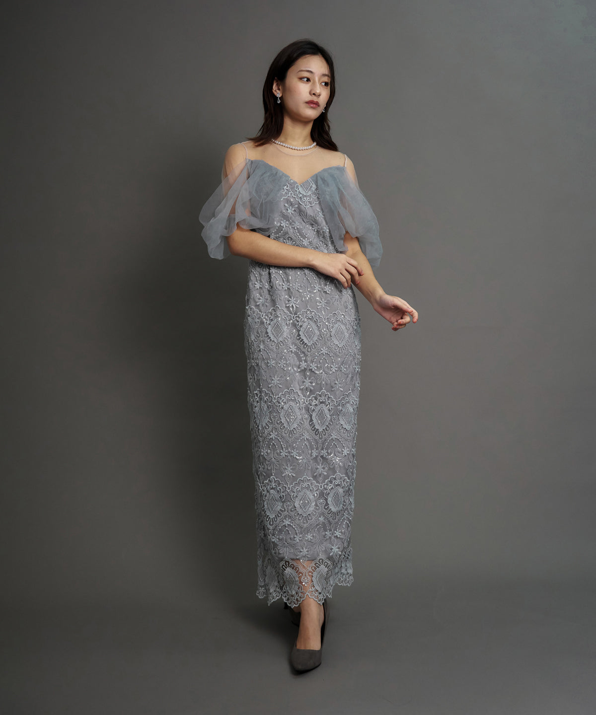 OFFSHOLDER LACE DRESS – My shawty