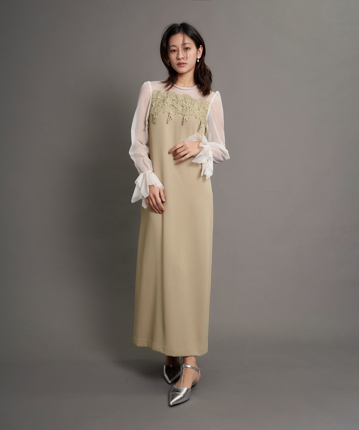 FRILL SLEEVE BOX DRESS