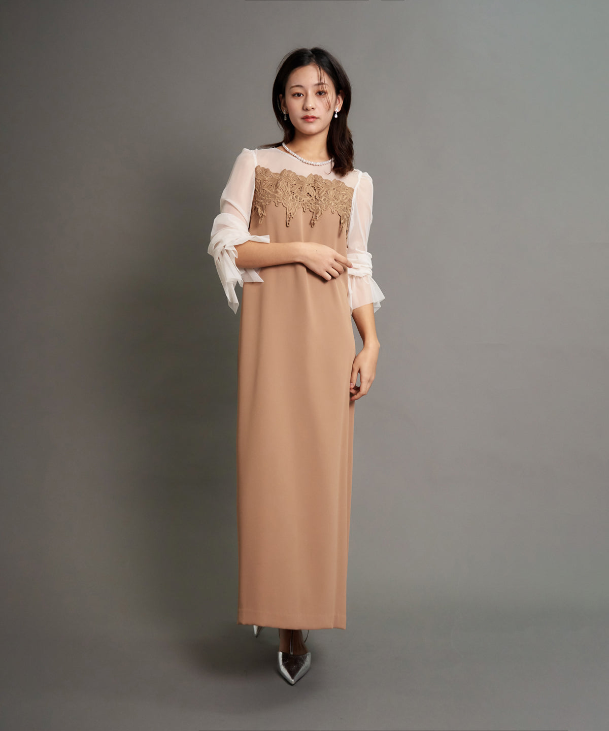 FRILL SLEEVE BOX DRESS
