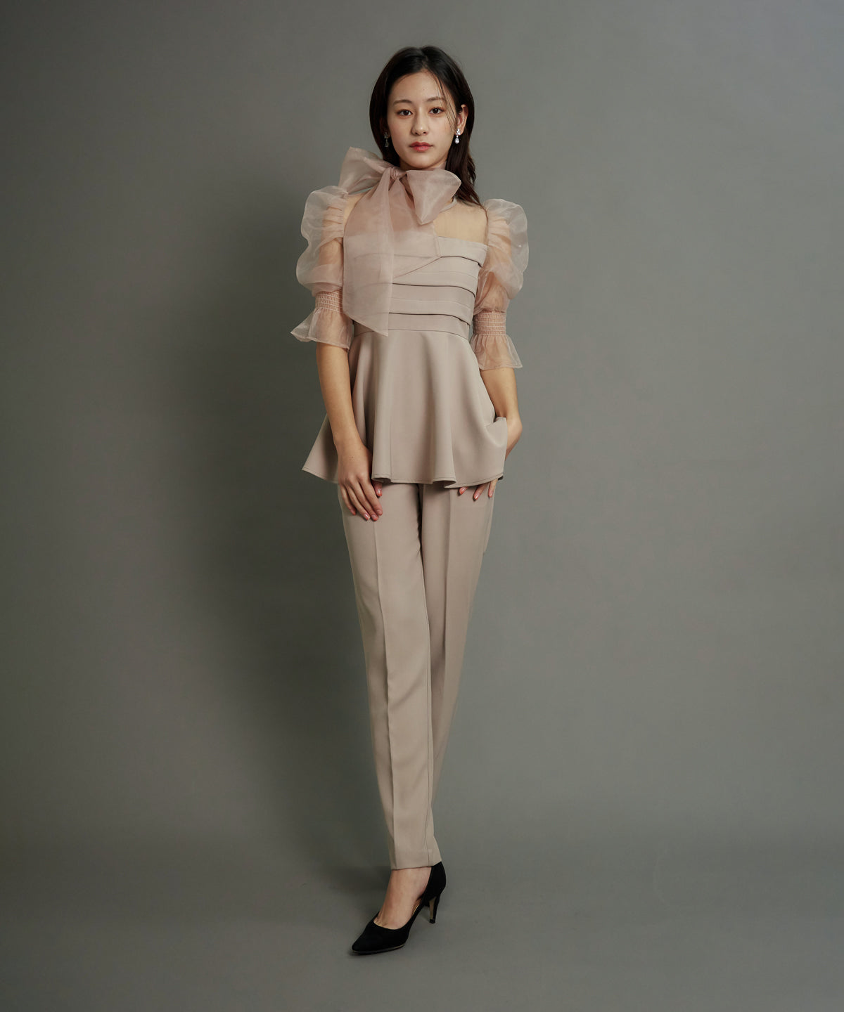 RIBON ORGANDY SET UP