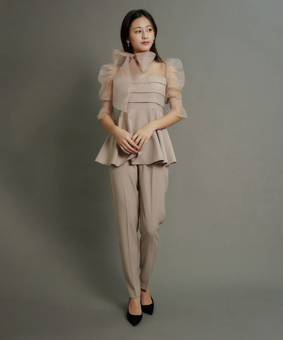 RIBON ORGANDY SET UP