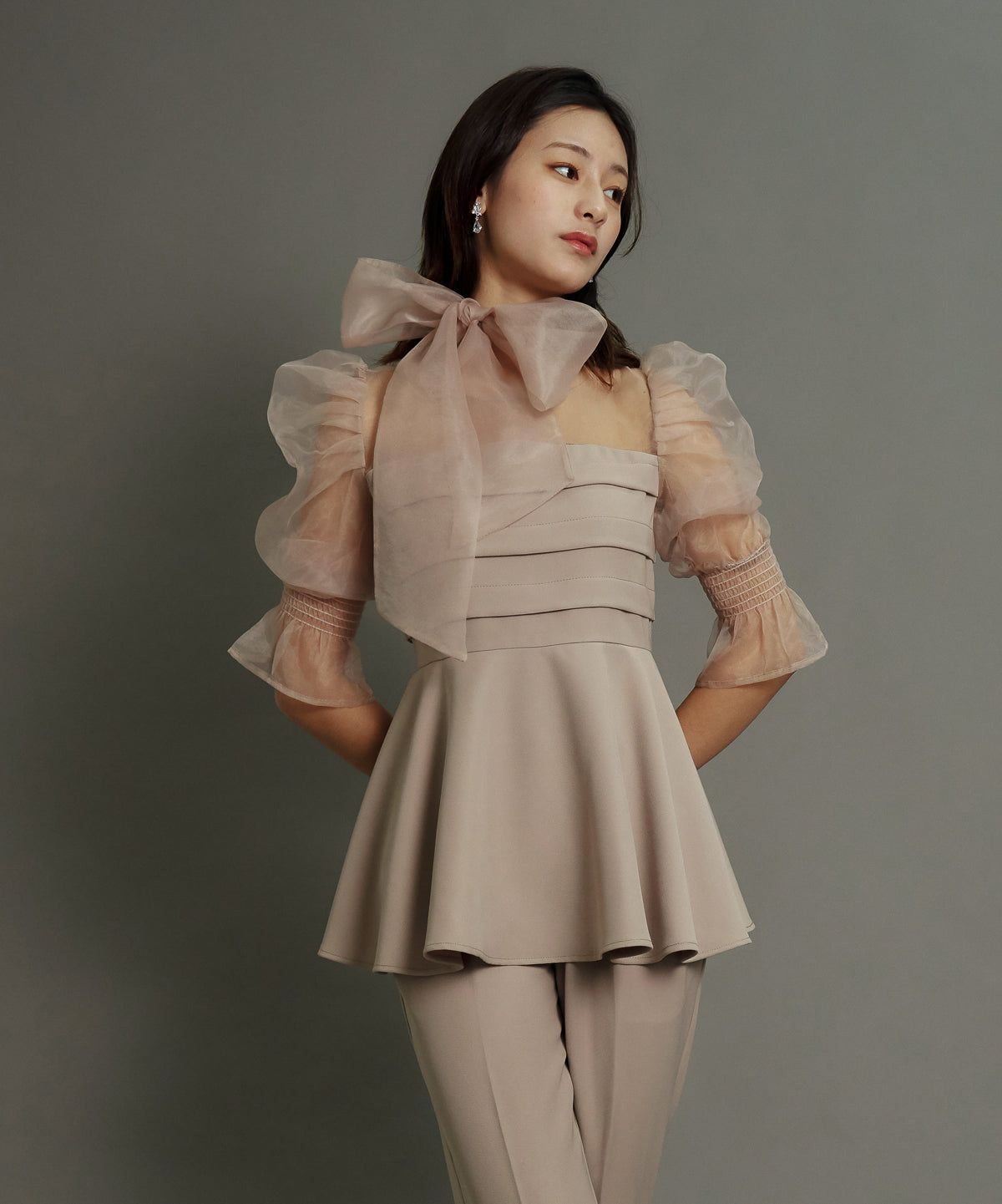 RIBON ORGANDY SET UP