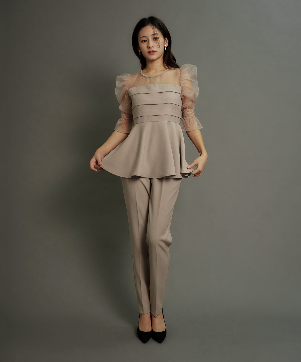 RIBON ORGANDY SET UP
