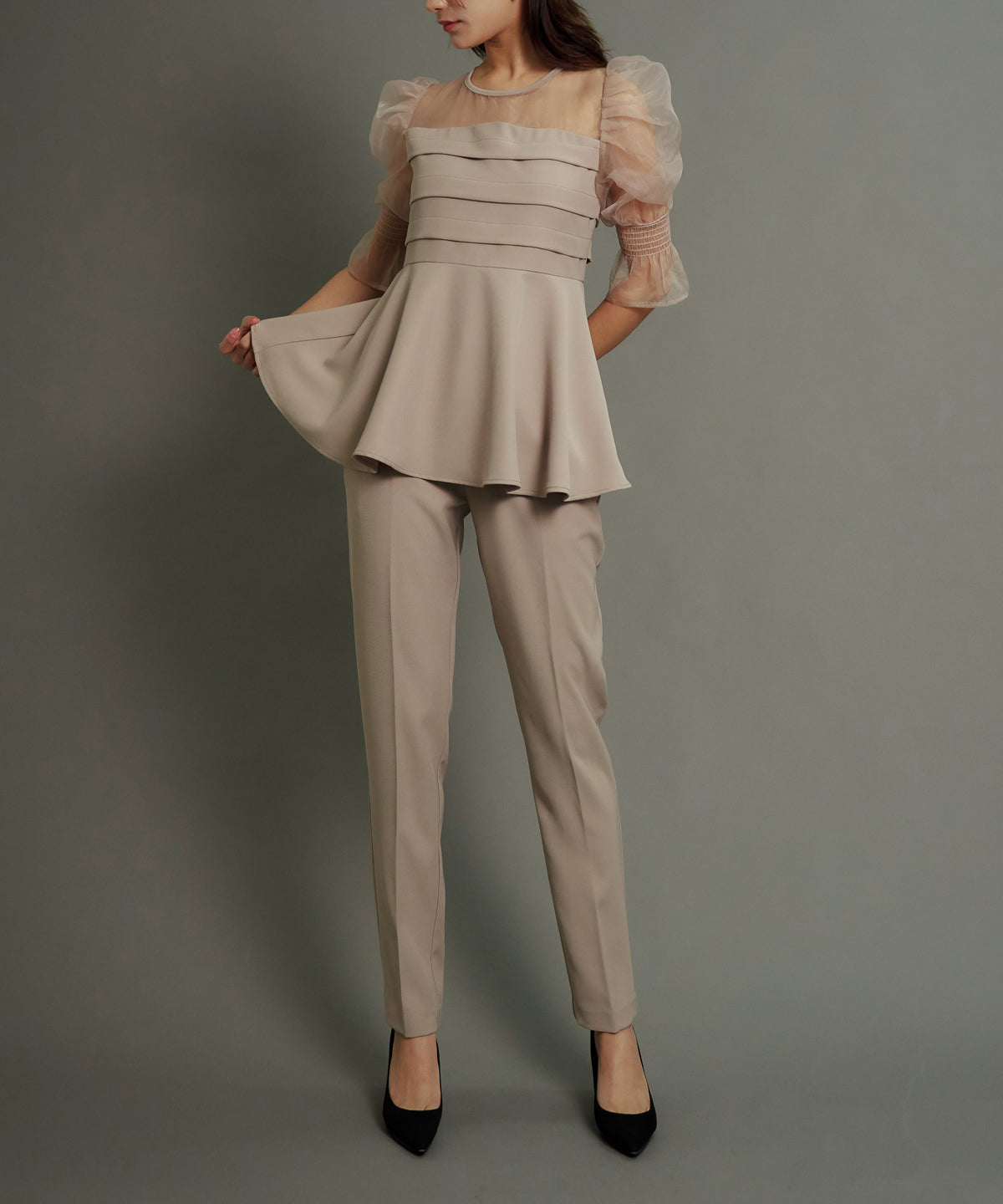 RIBON ORGANDY SET UP